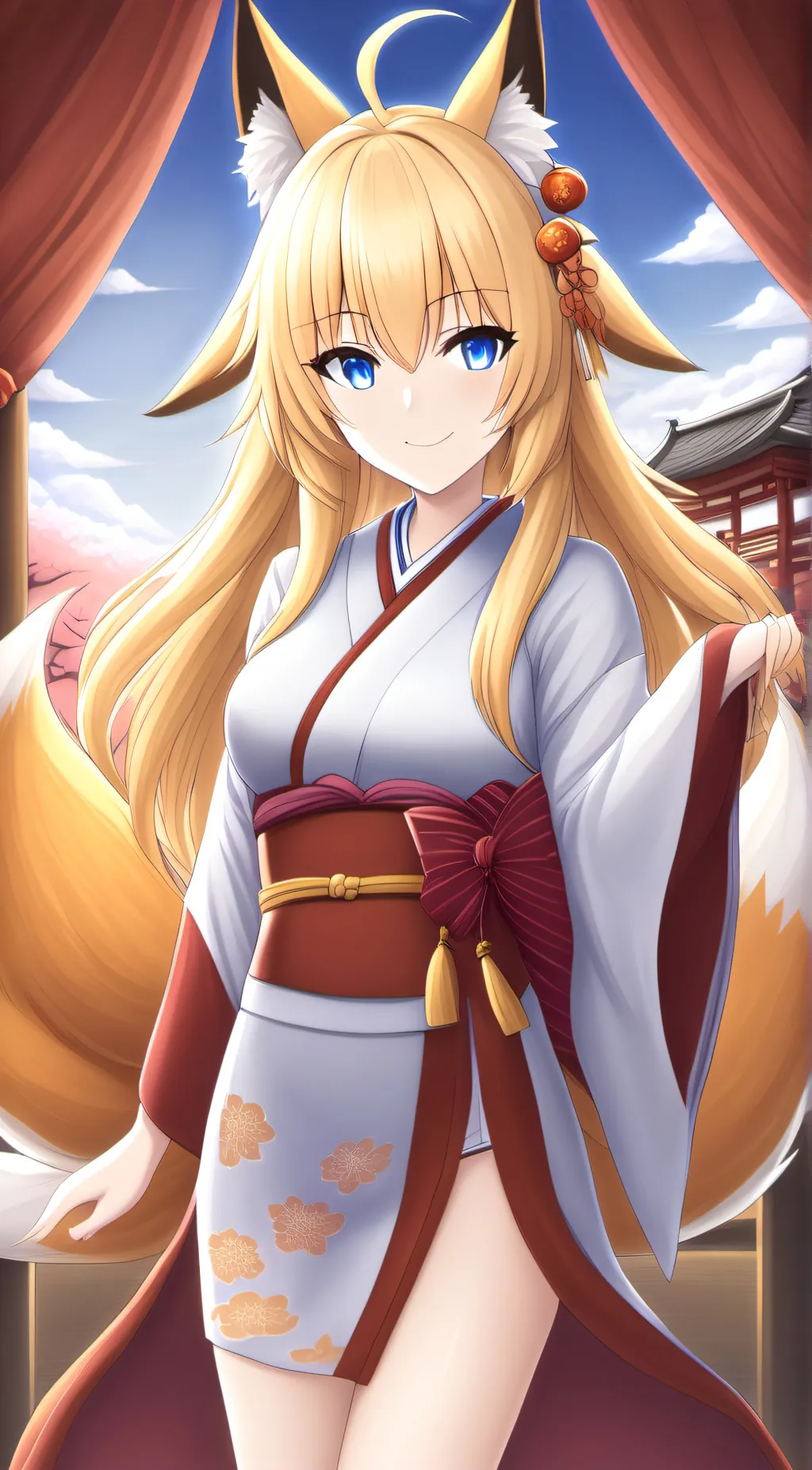 ai character: Aurora  background