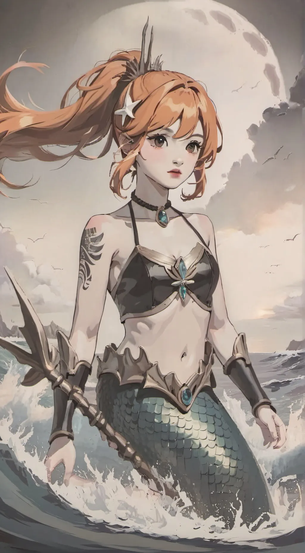 ai character: Merlina background