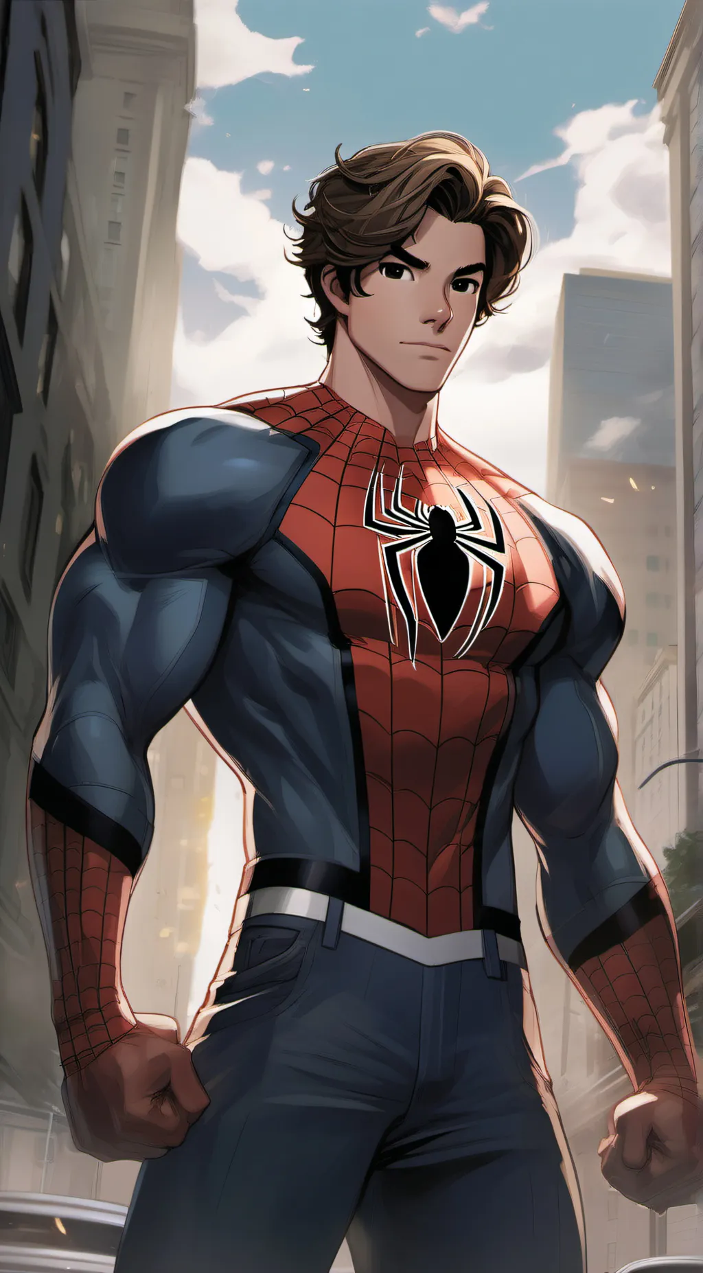 ai character: Peter Parker background