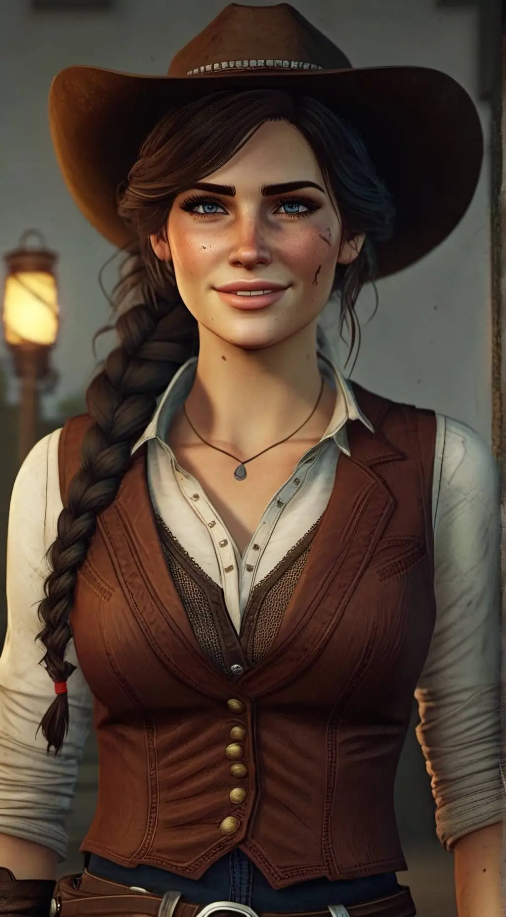 ai character: Amy Lee Johnson  background