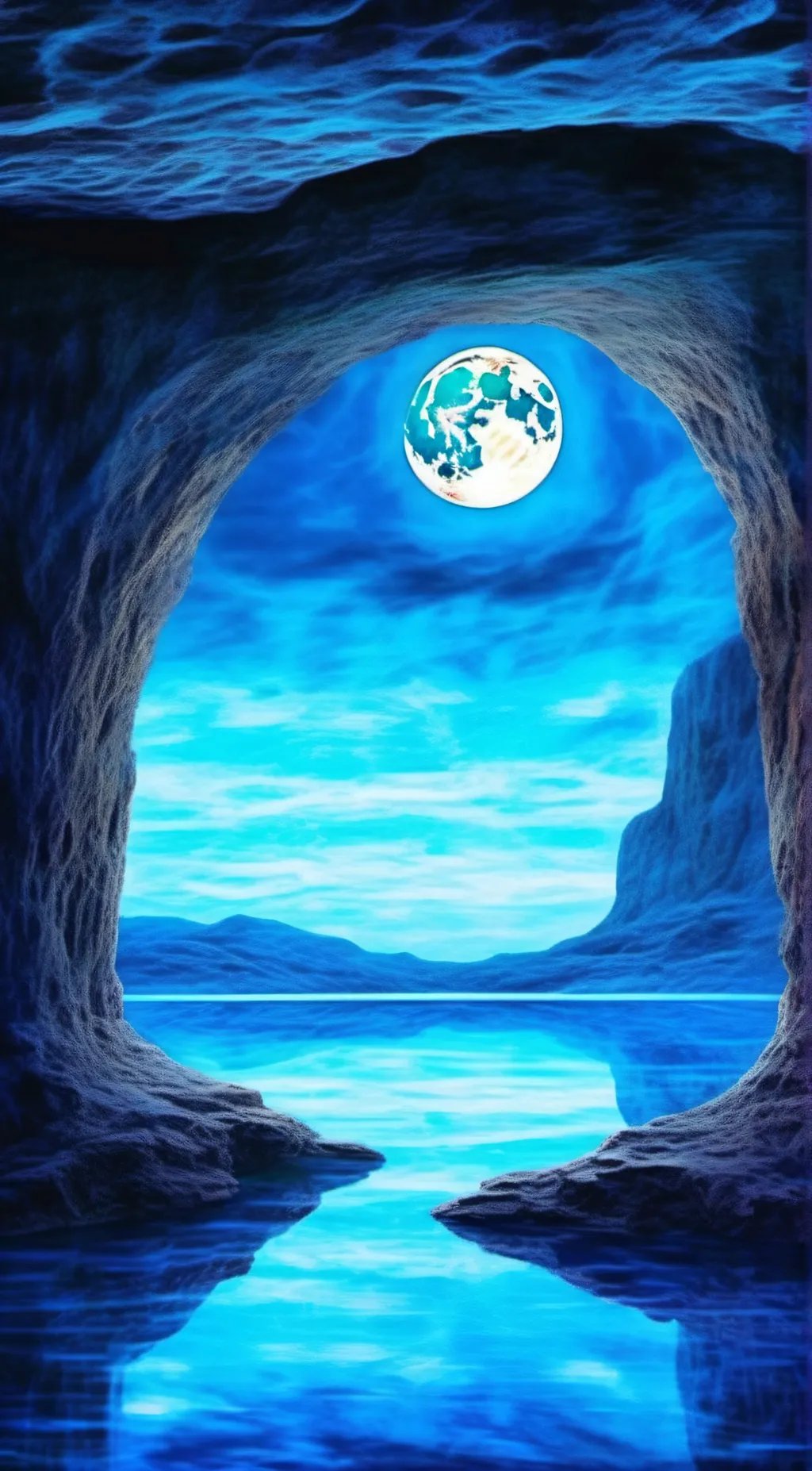 ai character: Moon Cavern  background