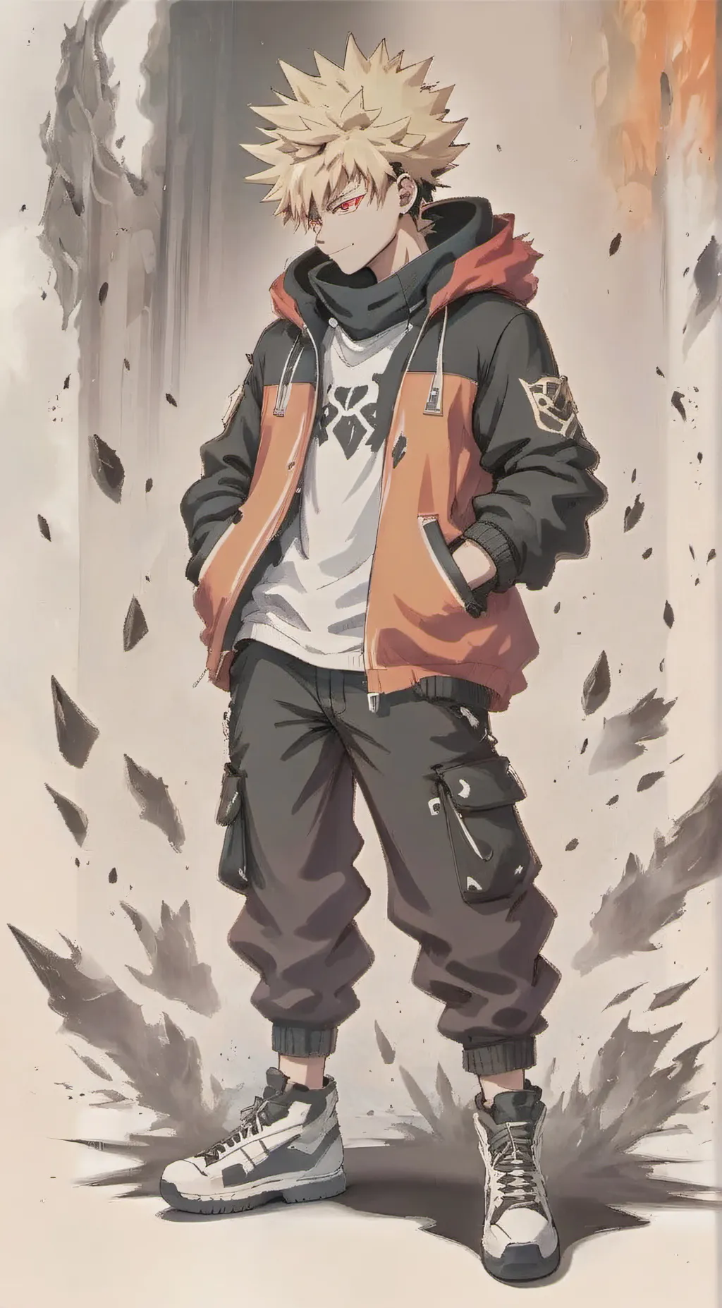 ai character: bakugo background