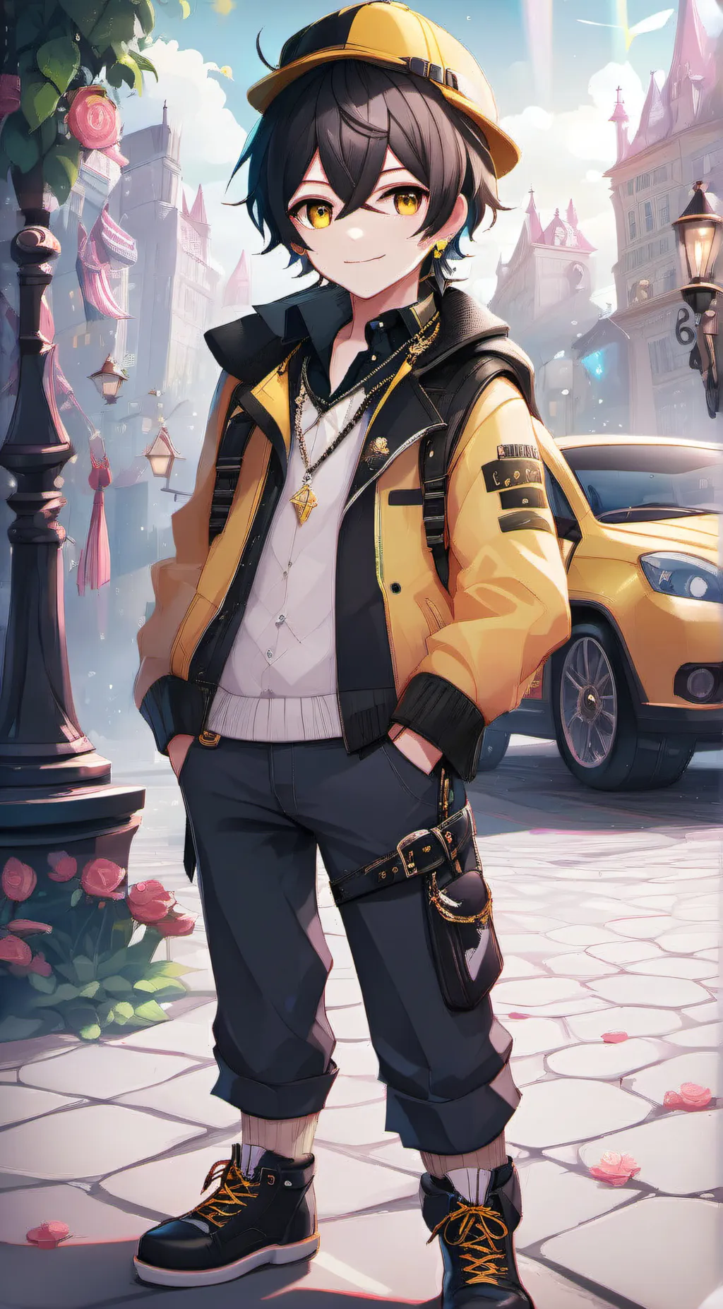 ai character: shady and friends background