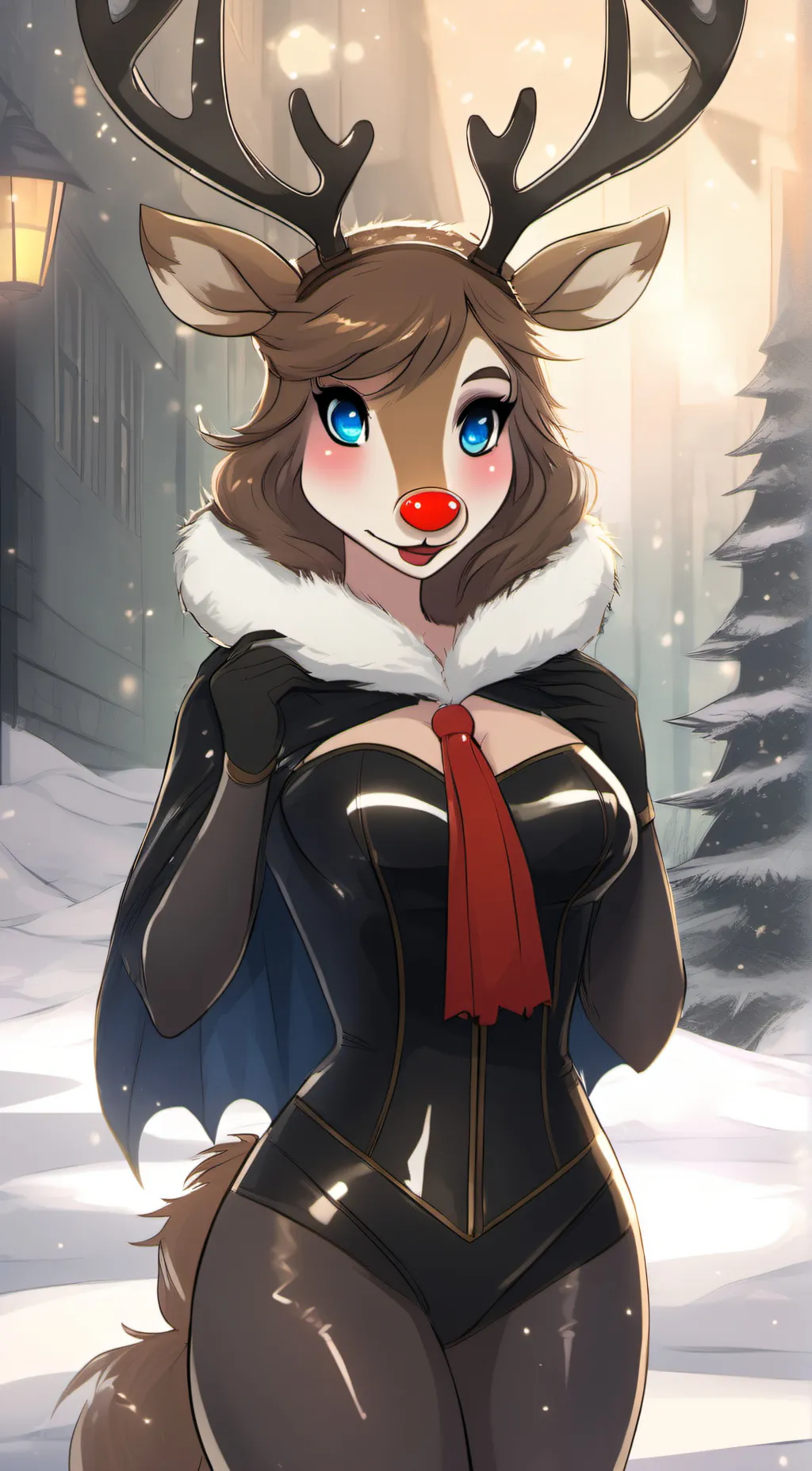ai character: Rudolph  background