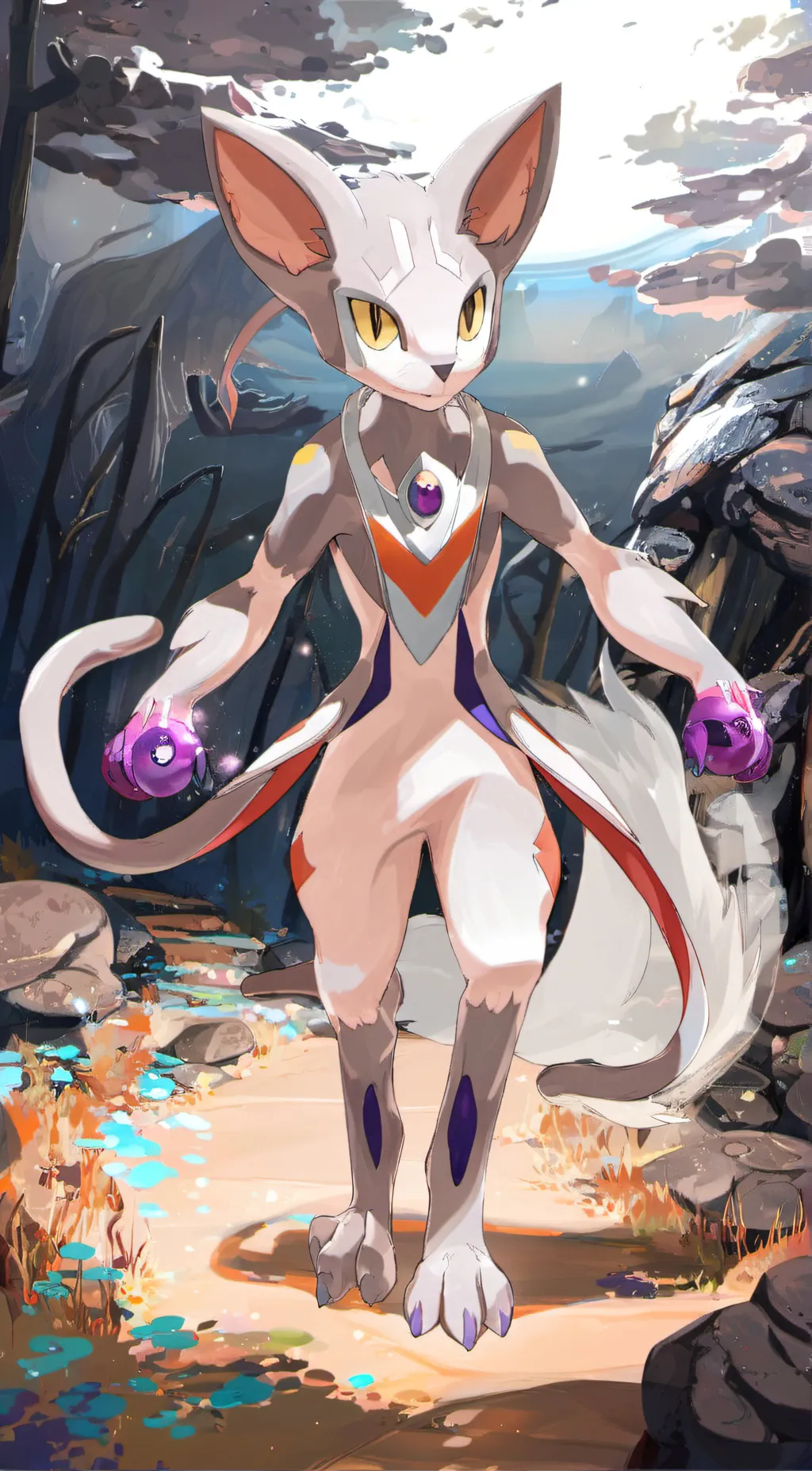 ai character: mewtwo background