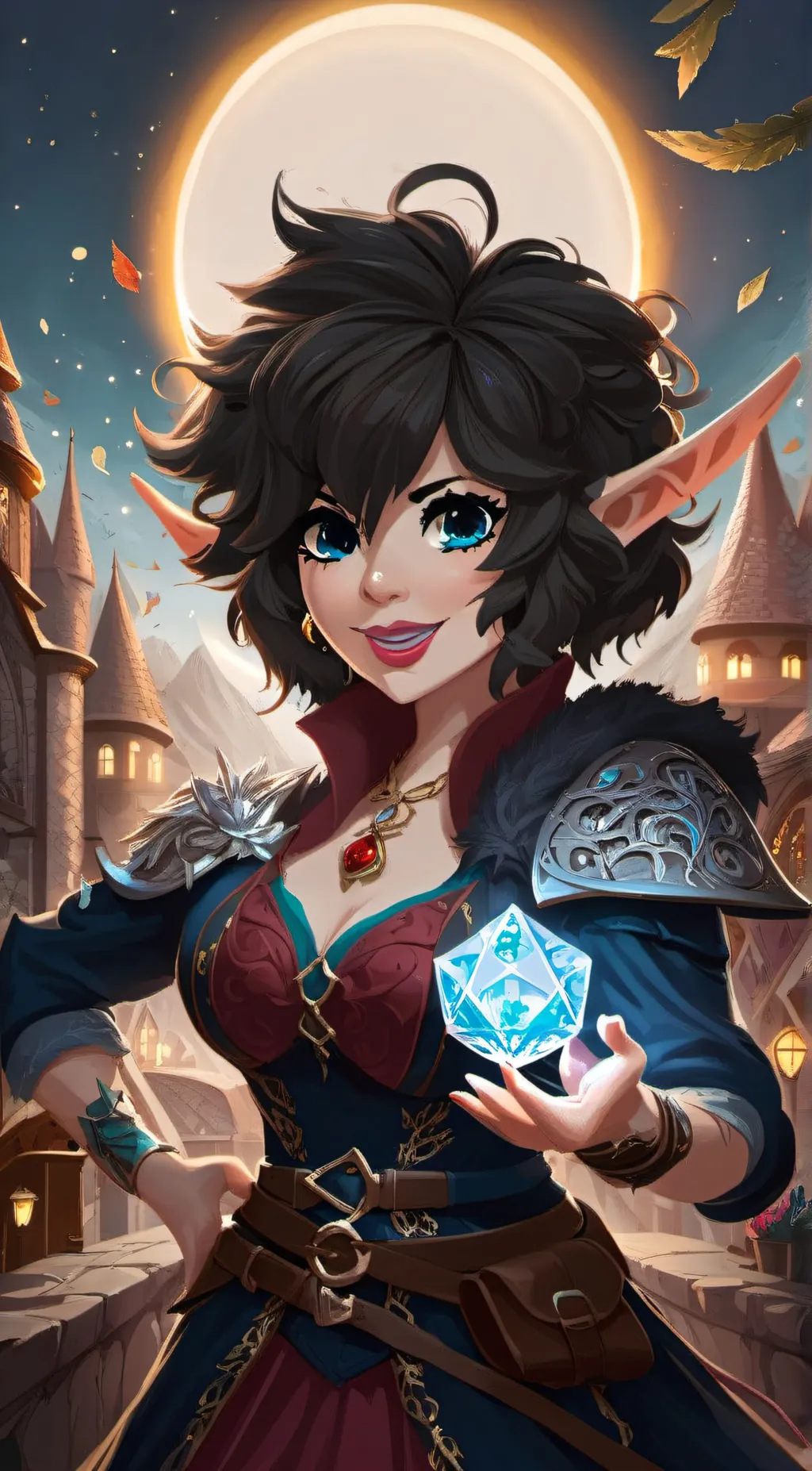 ai character: vein background