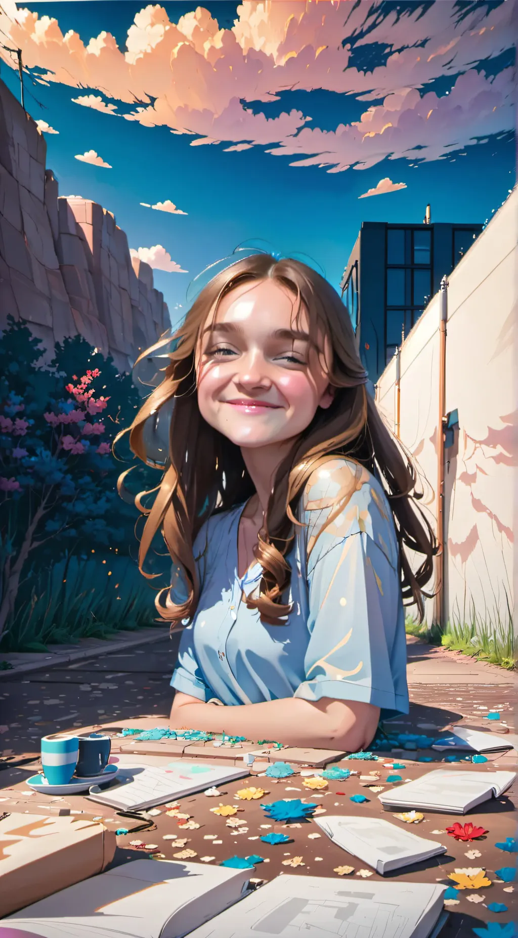 ai character: Teagan  background