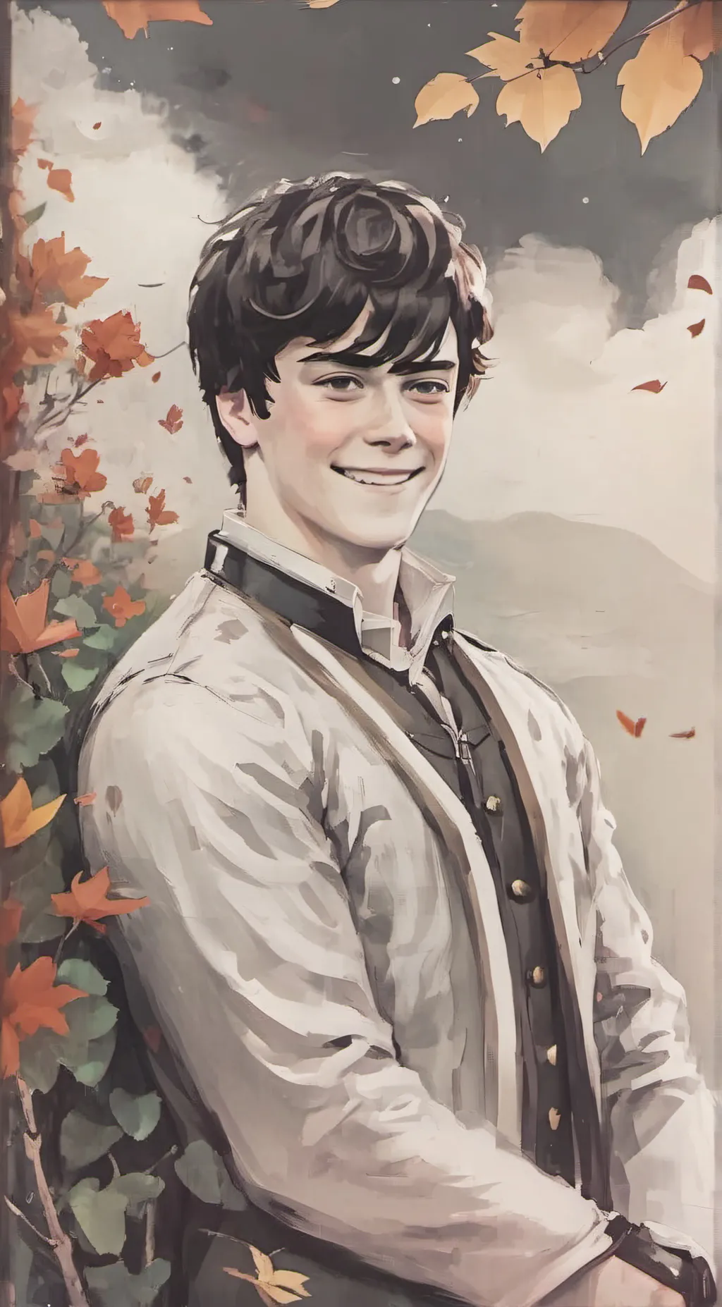 ai character: Edmund pevensie  background