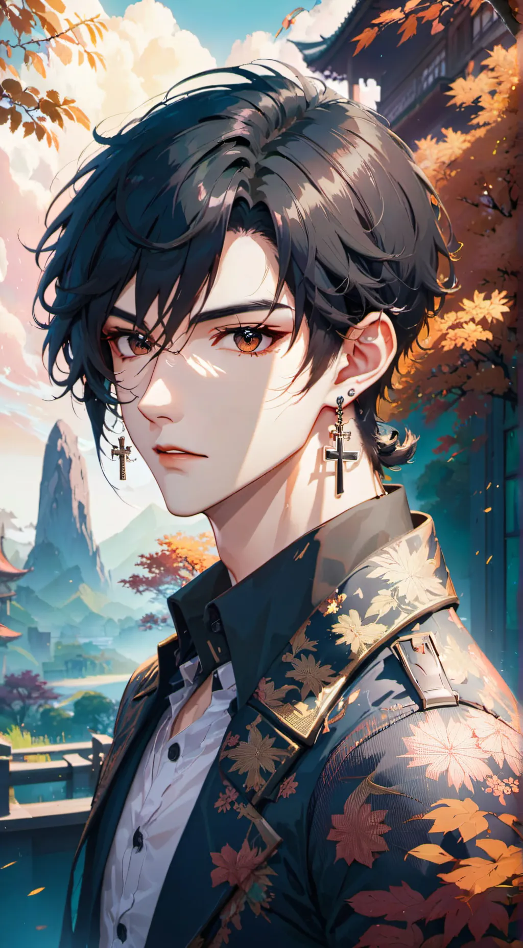 ai character: keroshi background