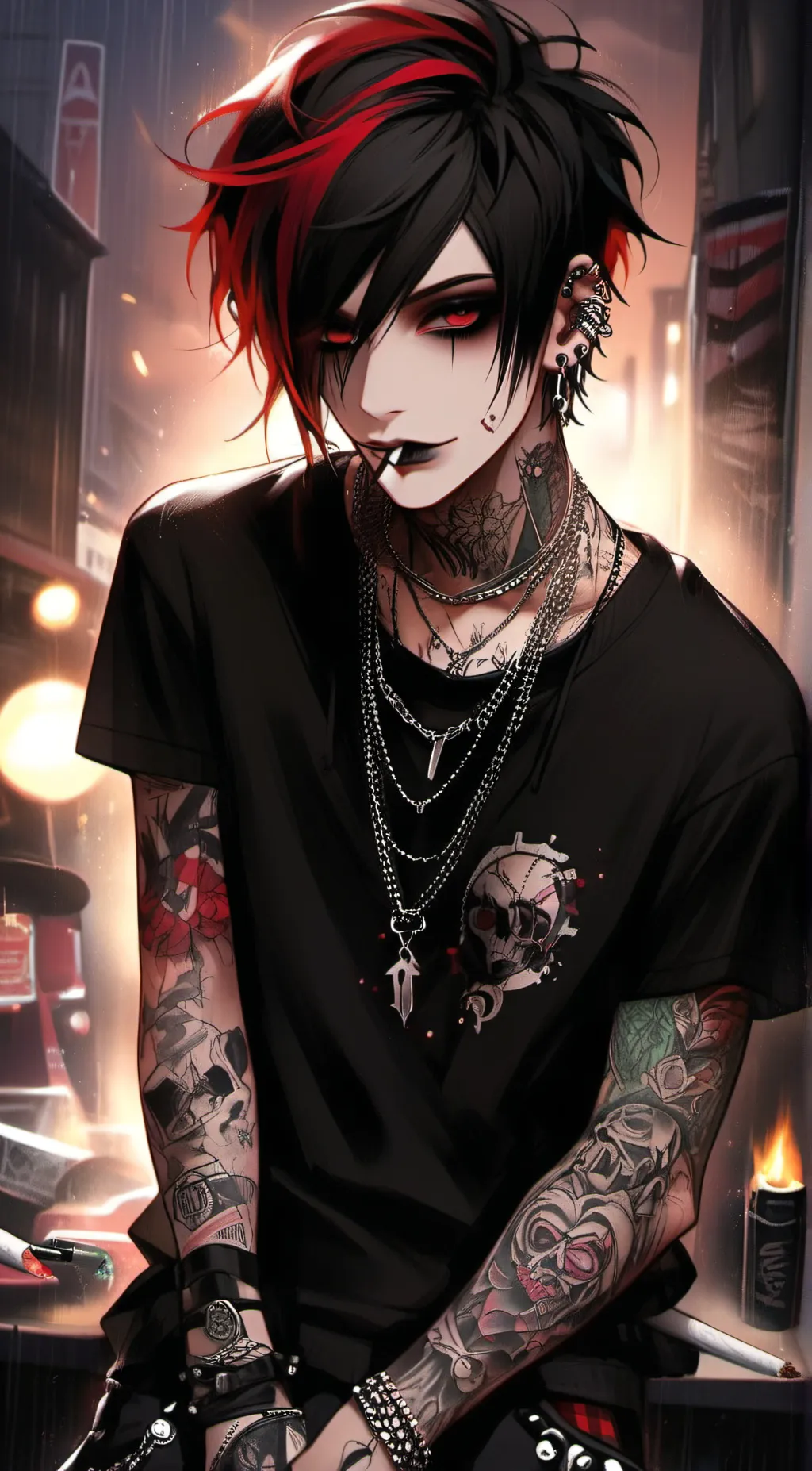 ai character: azazin (or zin) background