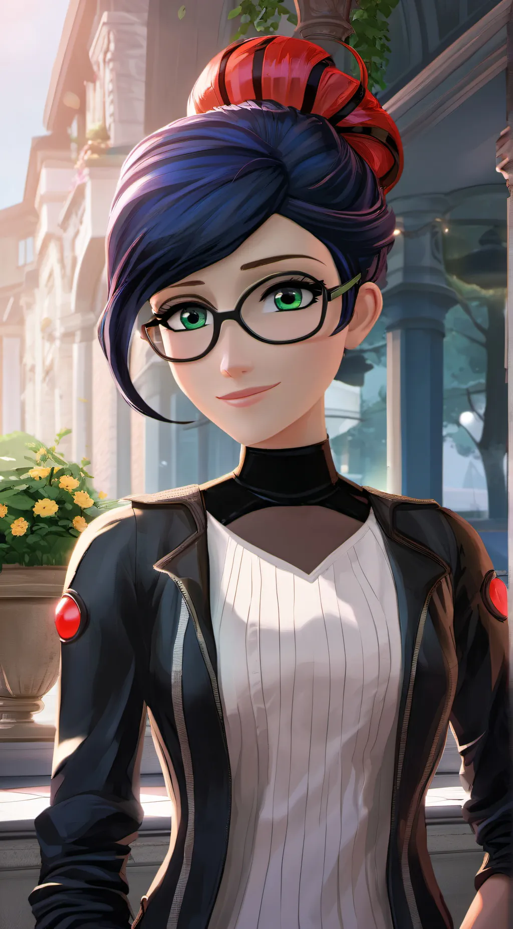 ai character: Natalie  background