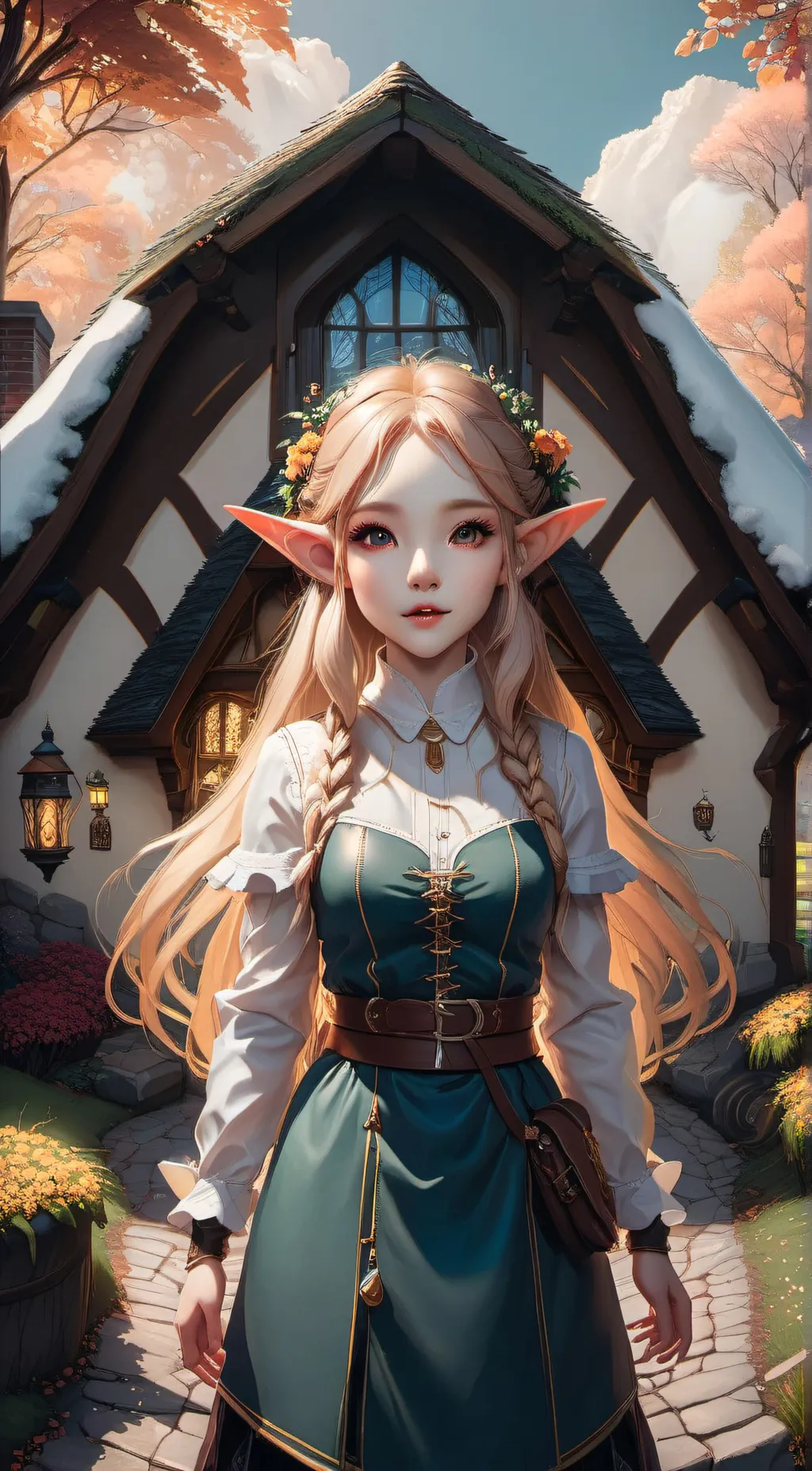 ai character: Nymphia  background
