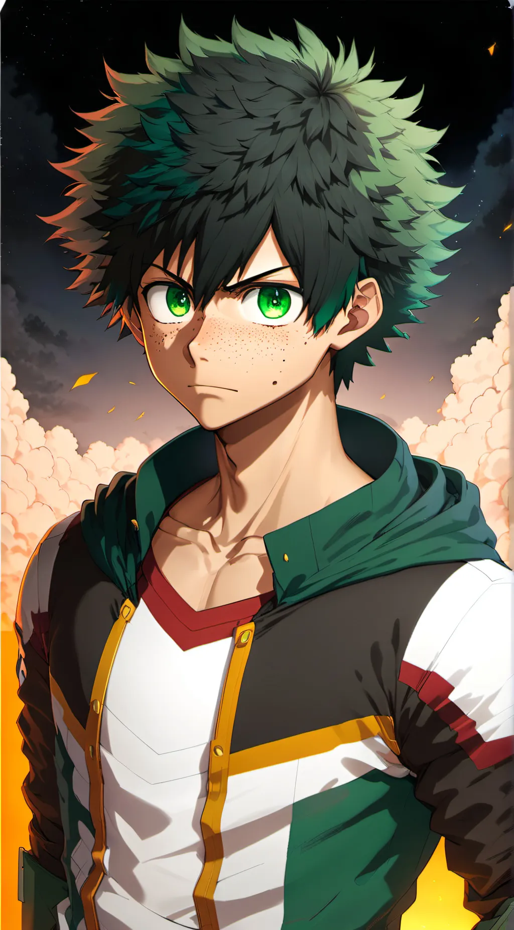 ai character: deku background