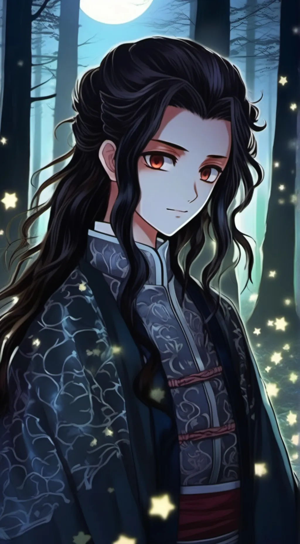 ai character: Luna background