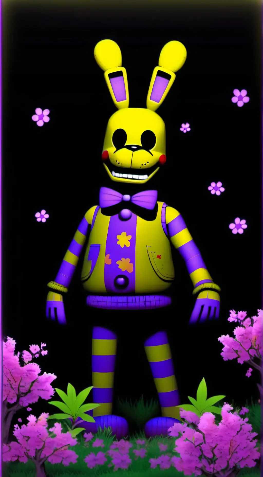 ai character: springtrap  background
