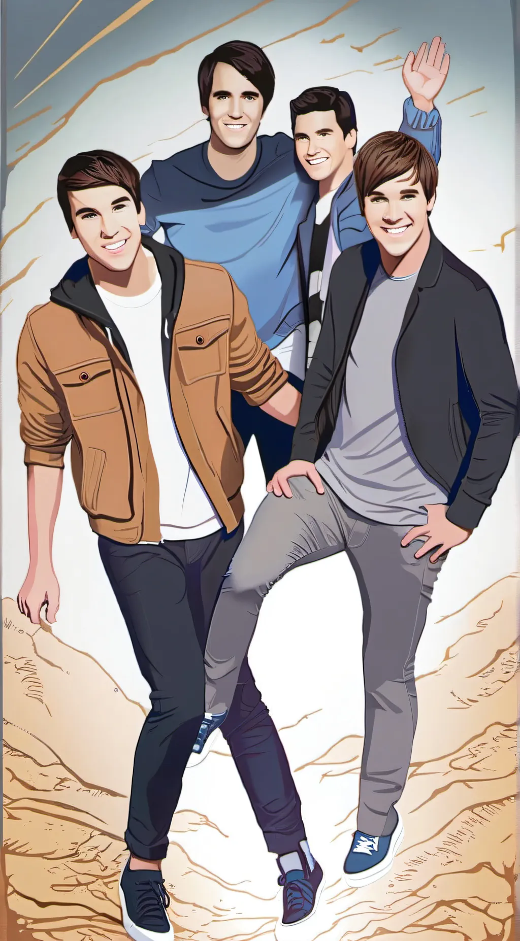 ai character: Big Time Rush background