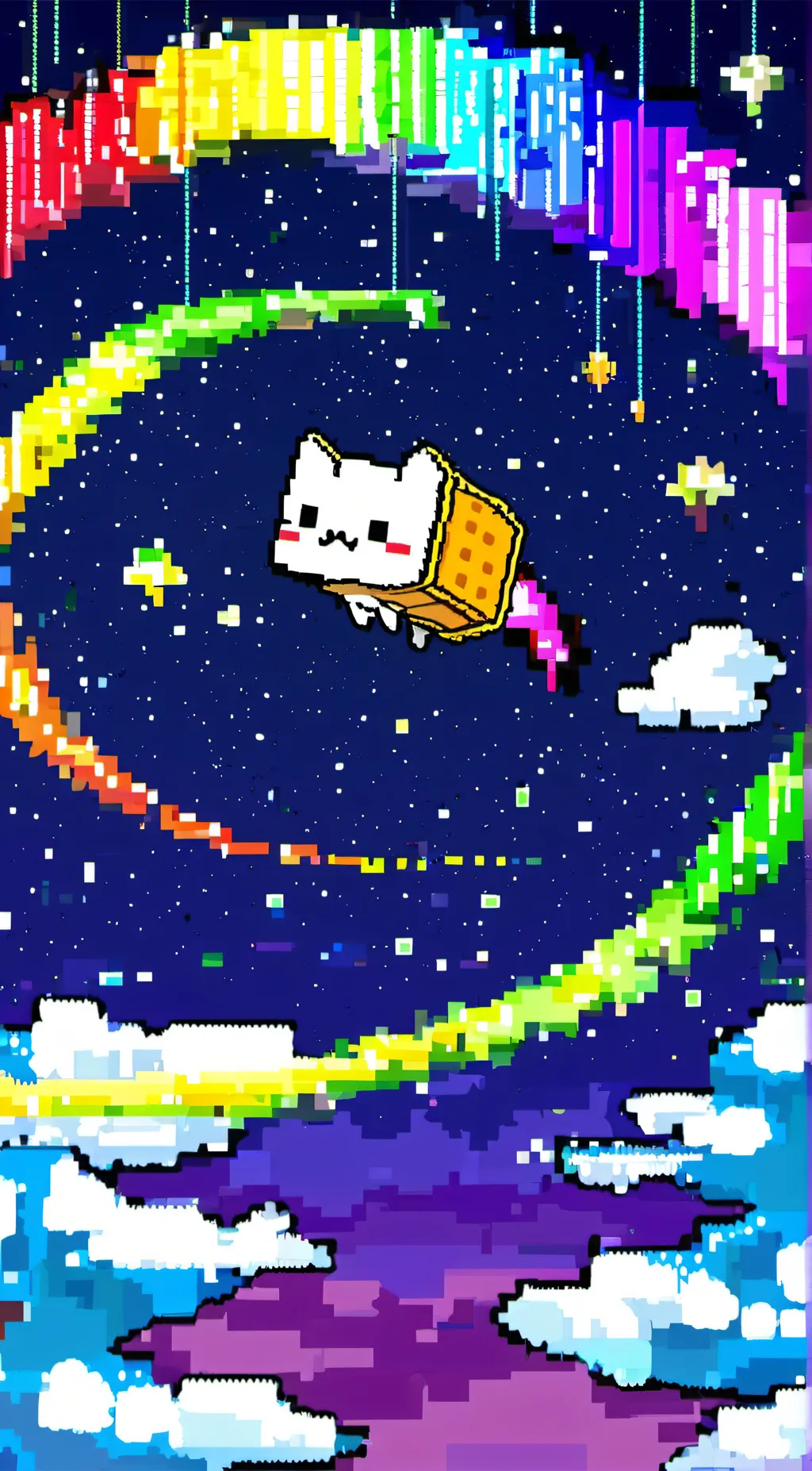 ai character: Nyan Cat background