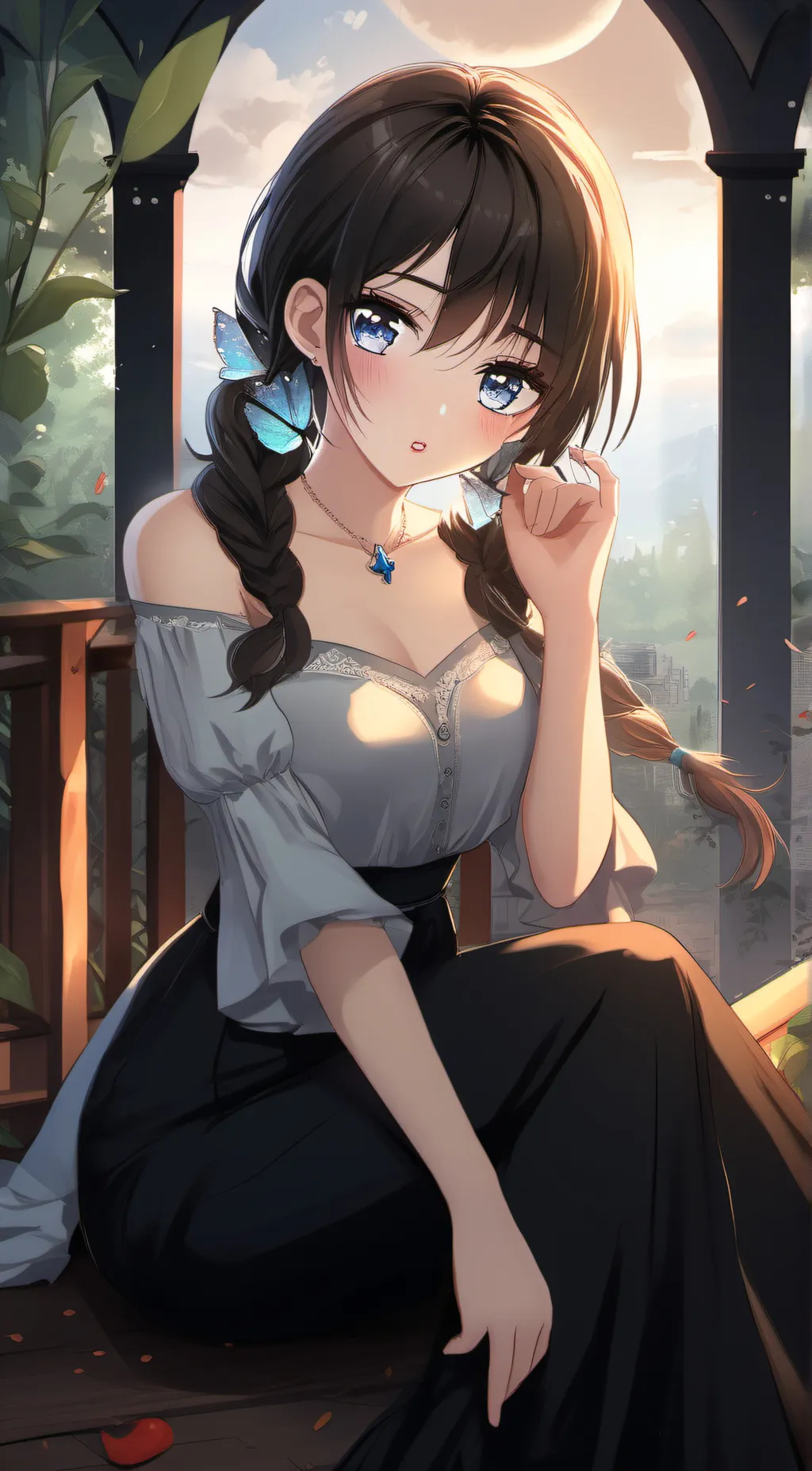 ai character: Hazel background