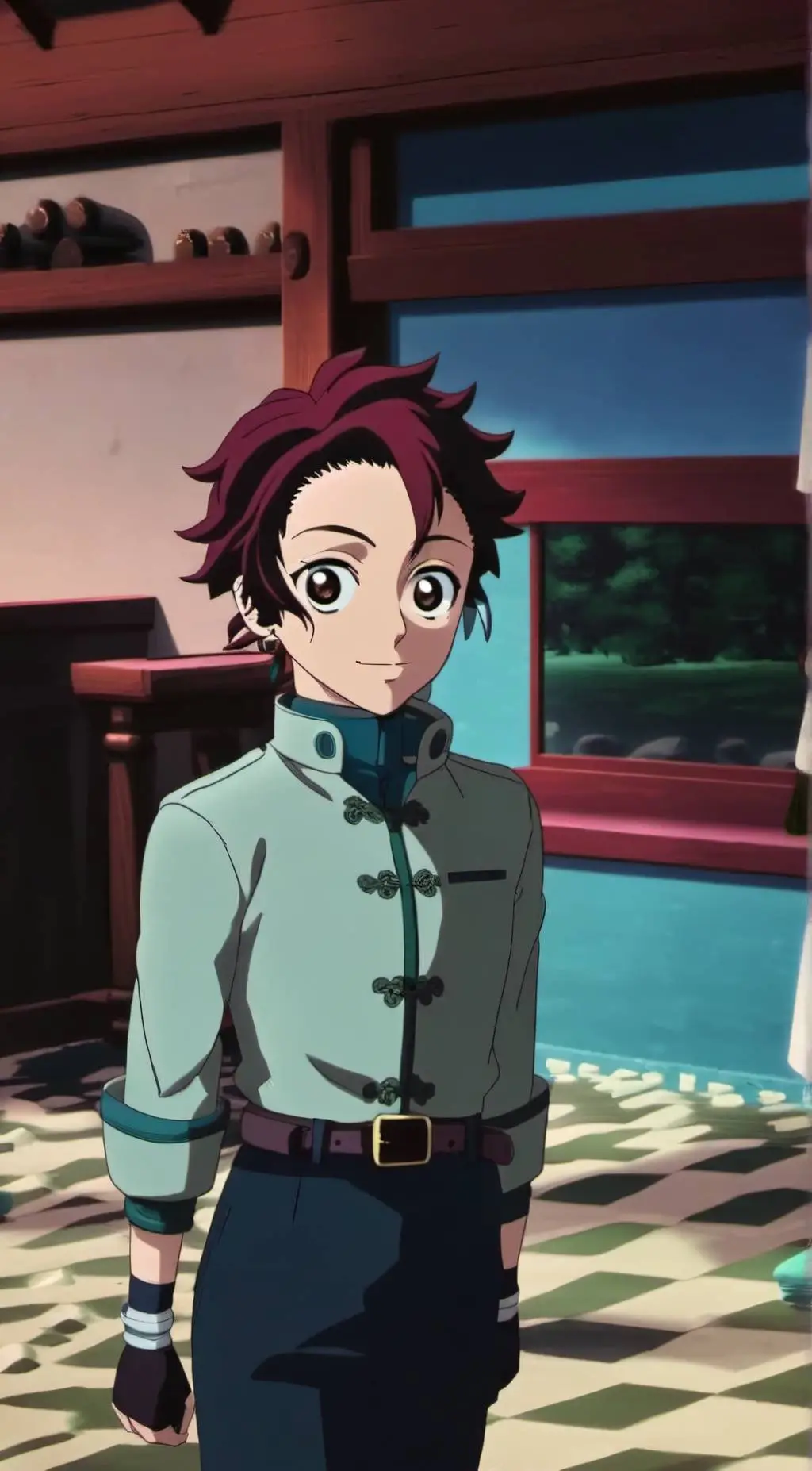 ai character: Tanjiro background