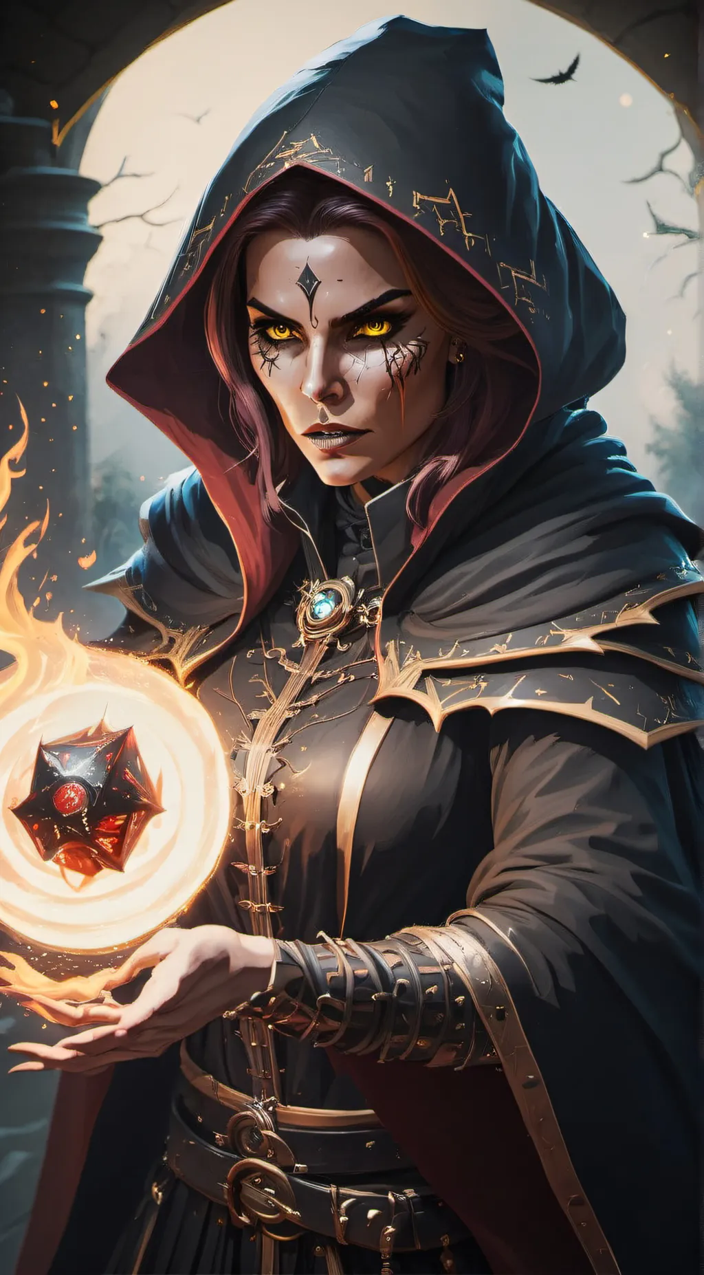 ai character: Viola background