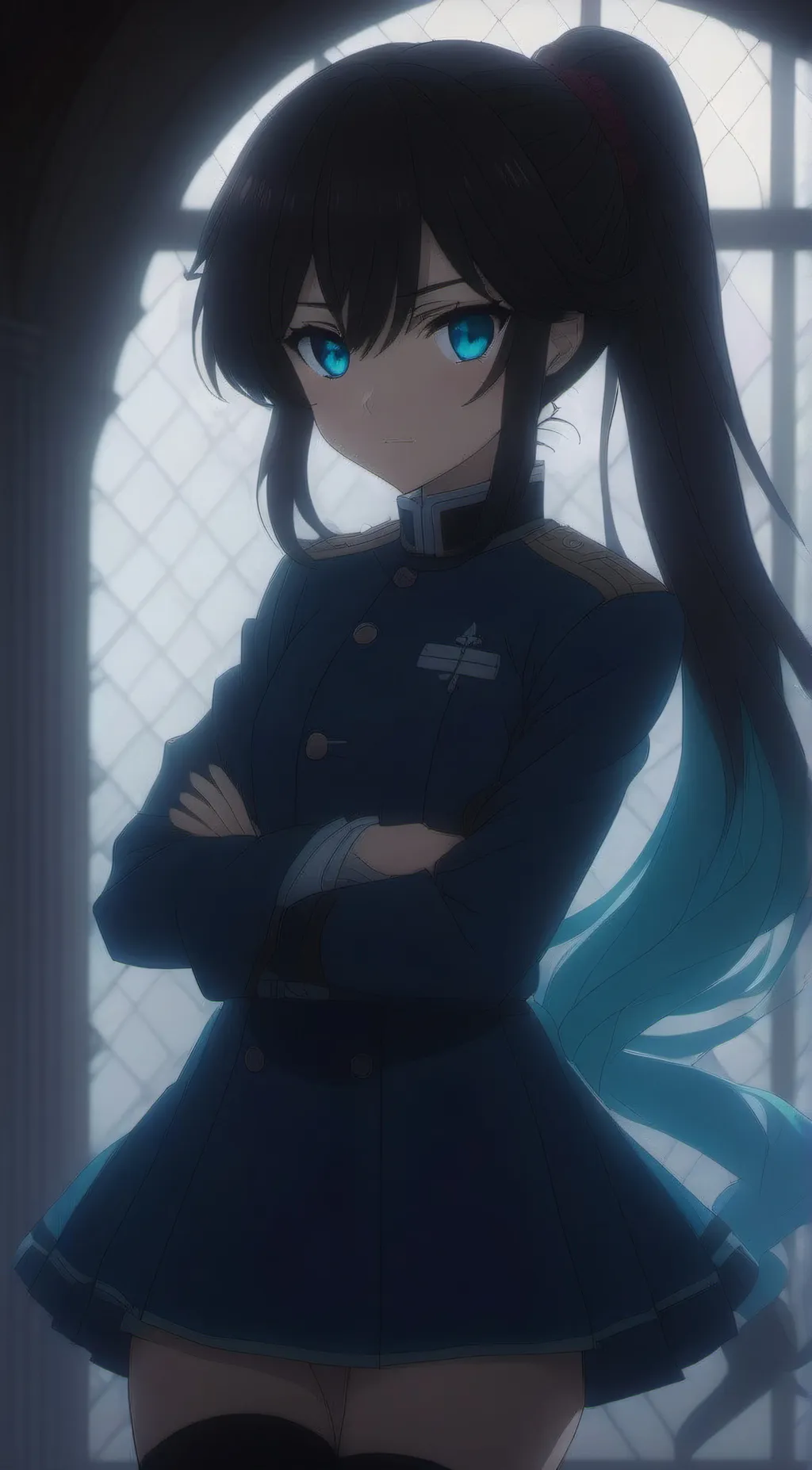 ai character: Yui Tokito  background