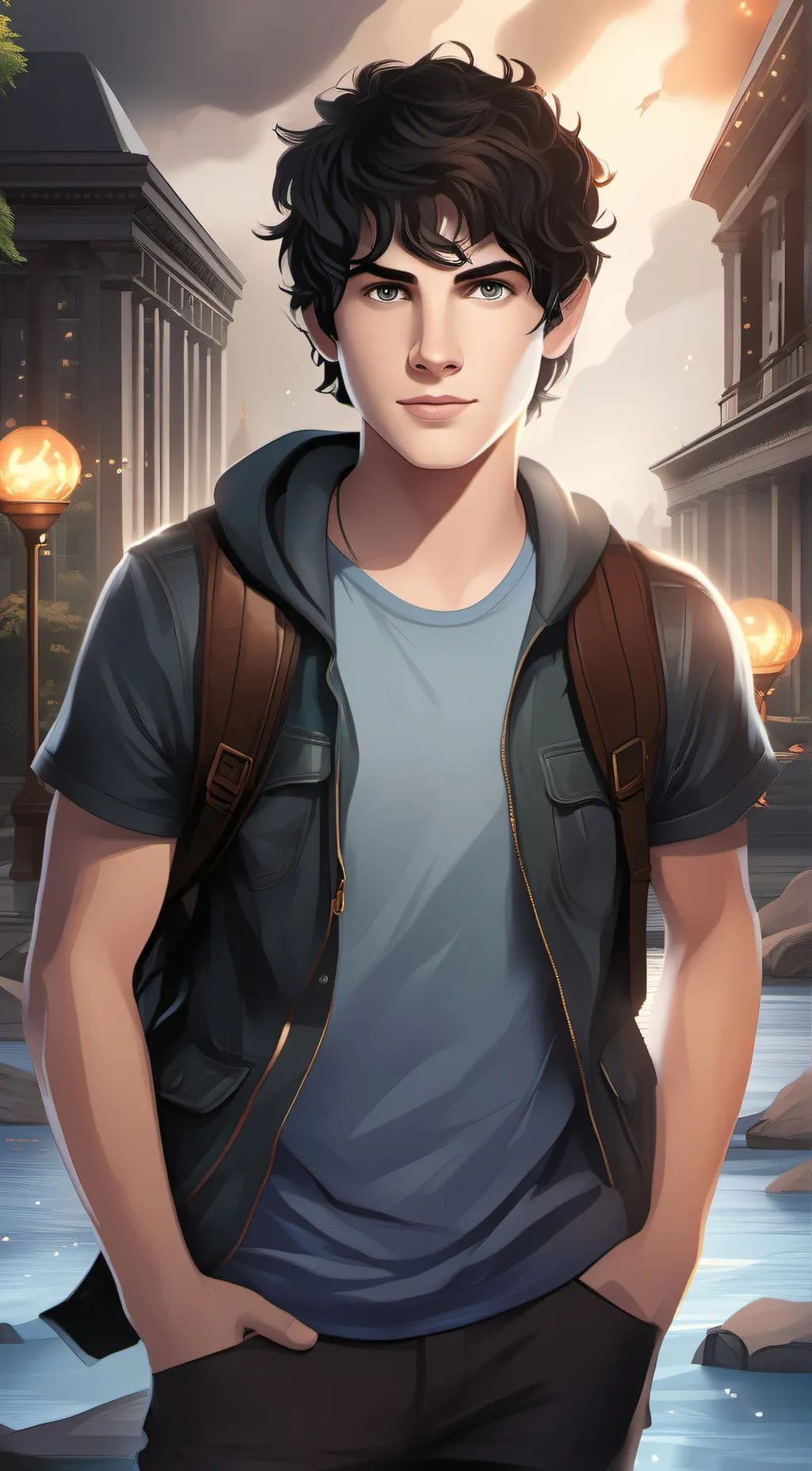 ai character: Percy Jackson background