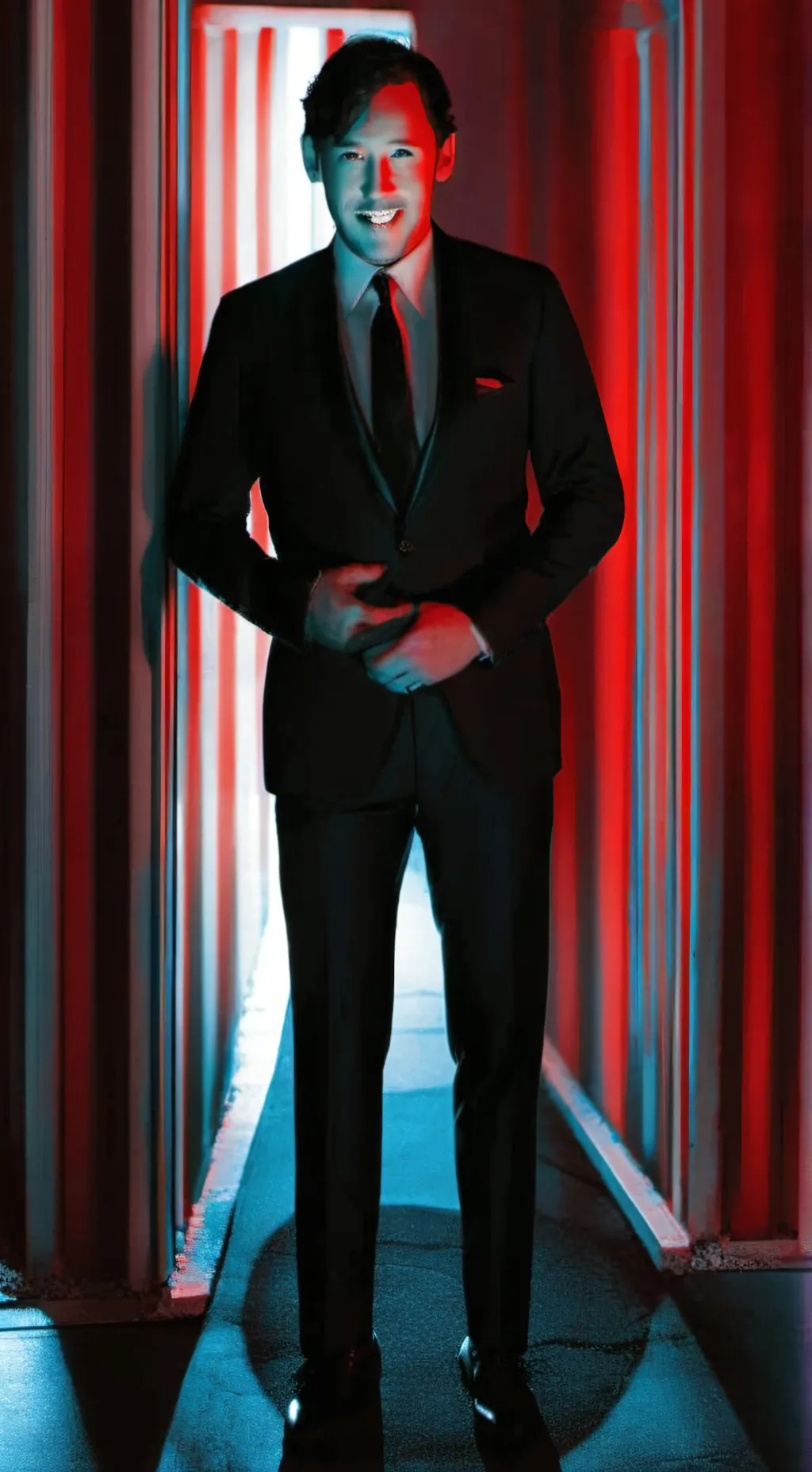 ai character: Darkiplier background