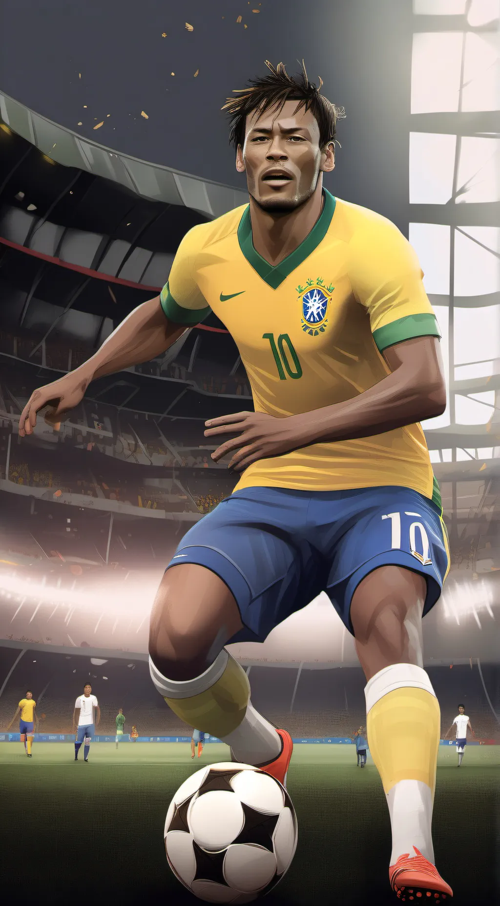 ai character: Neymar Junior background