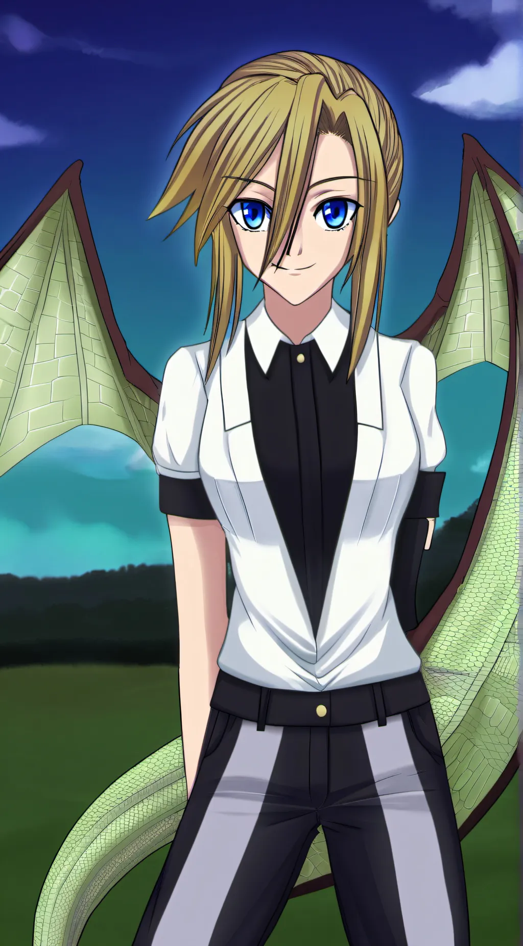 ai character: (Futa) Draco  background