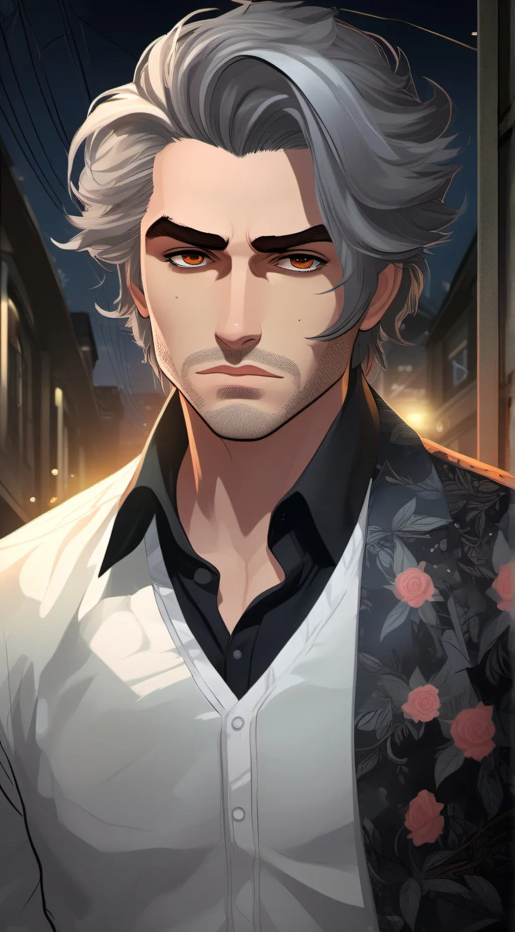 ai character: dad background