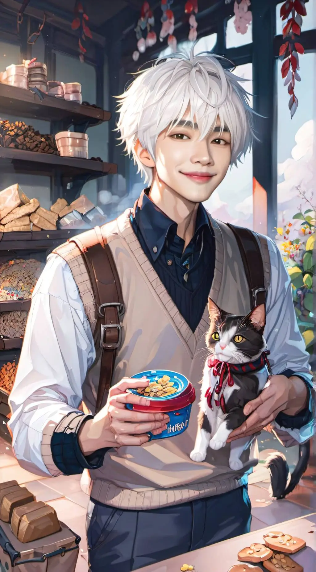 ai character: Alexi (Neko Owner) background