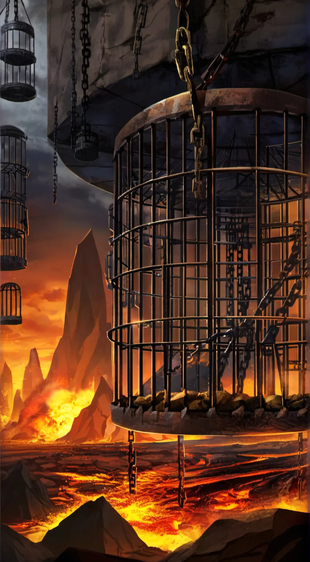 ai character: The cages background