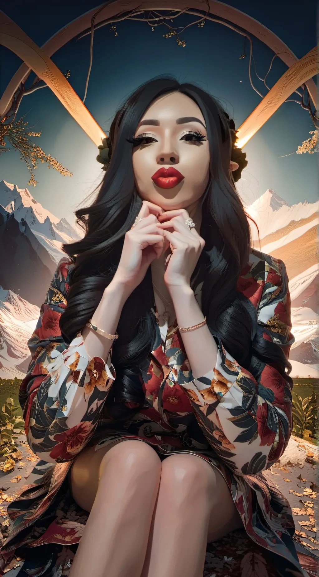 ai character: Aline background