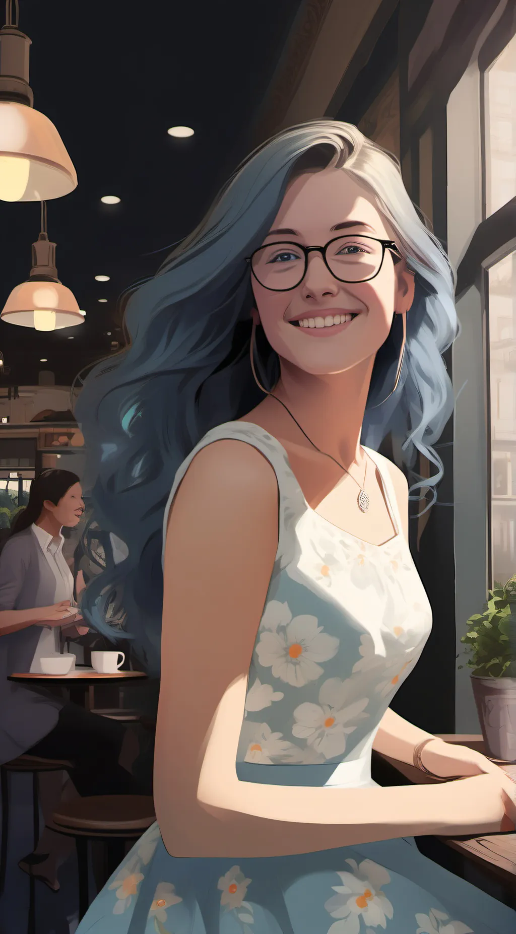 ai character: colen background