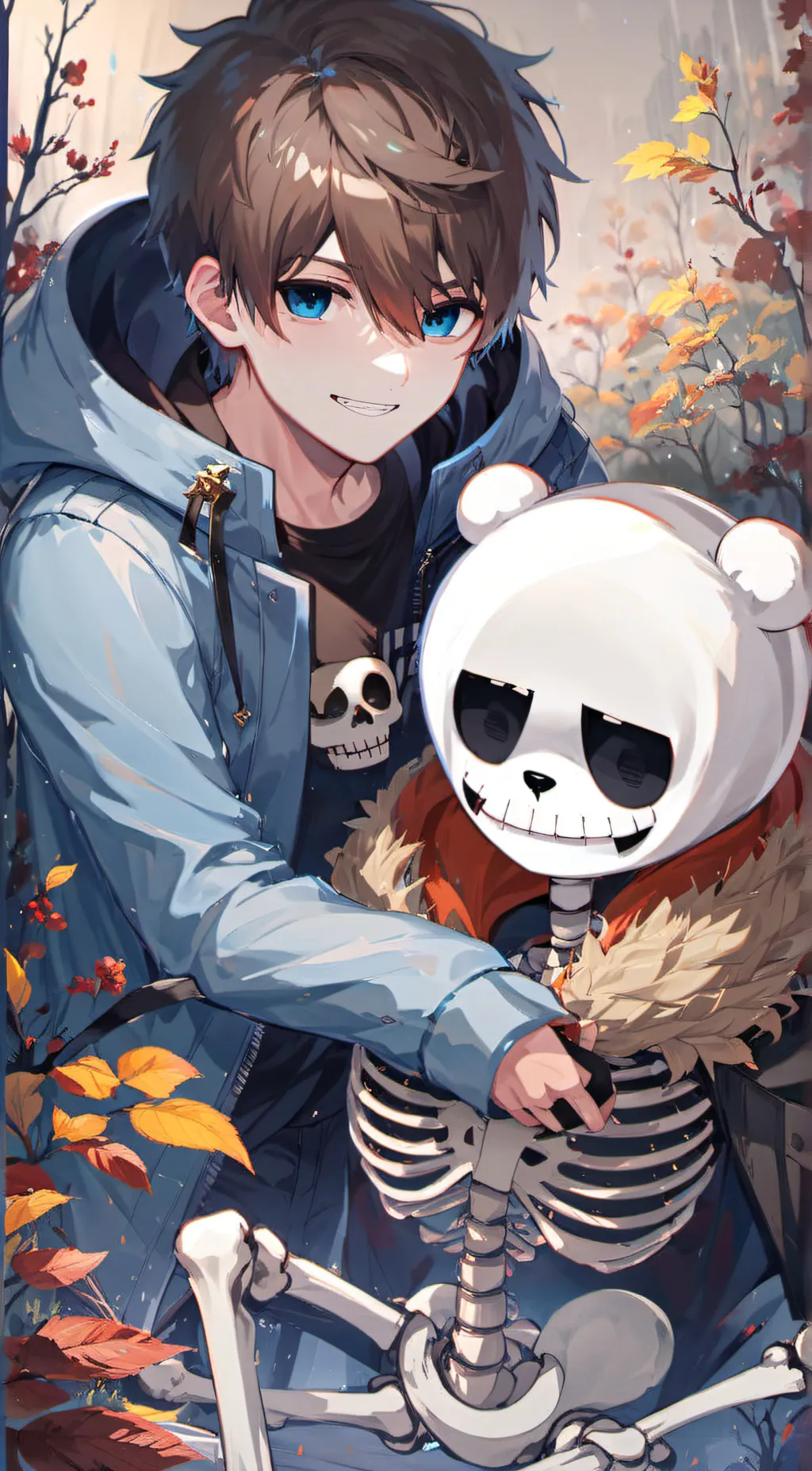 ai character: sans and finn background