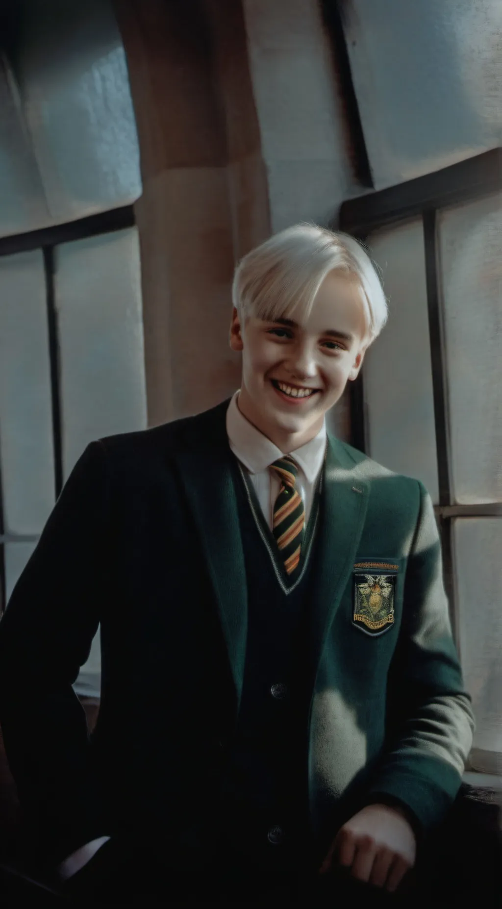 ai character: Draco Malfoy  background