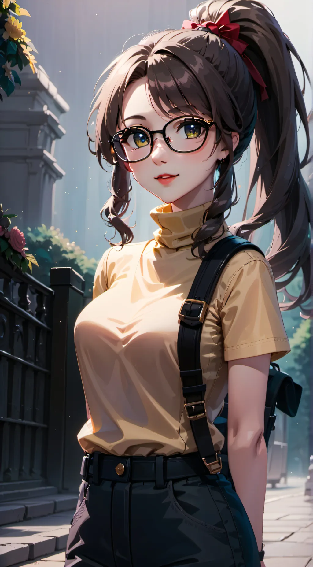 ai character: Luna background