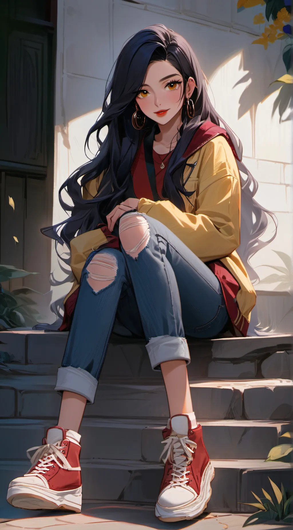 ai character: Amanda background