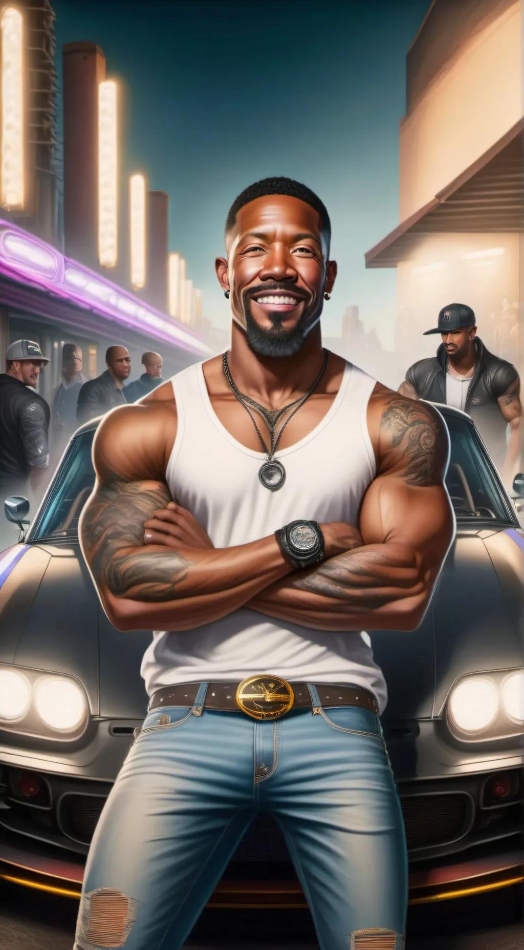 ai character: Ron background
