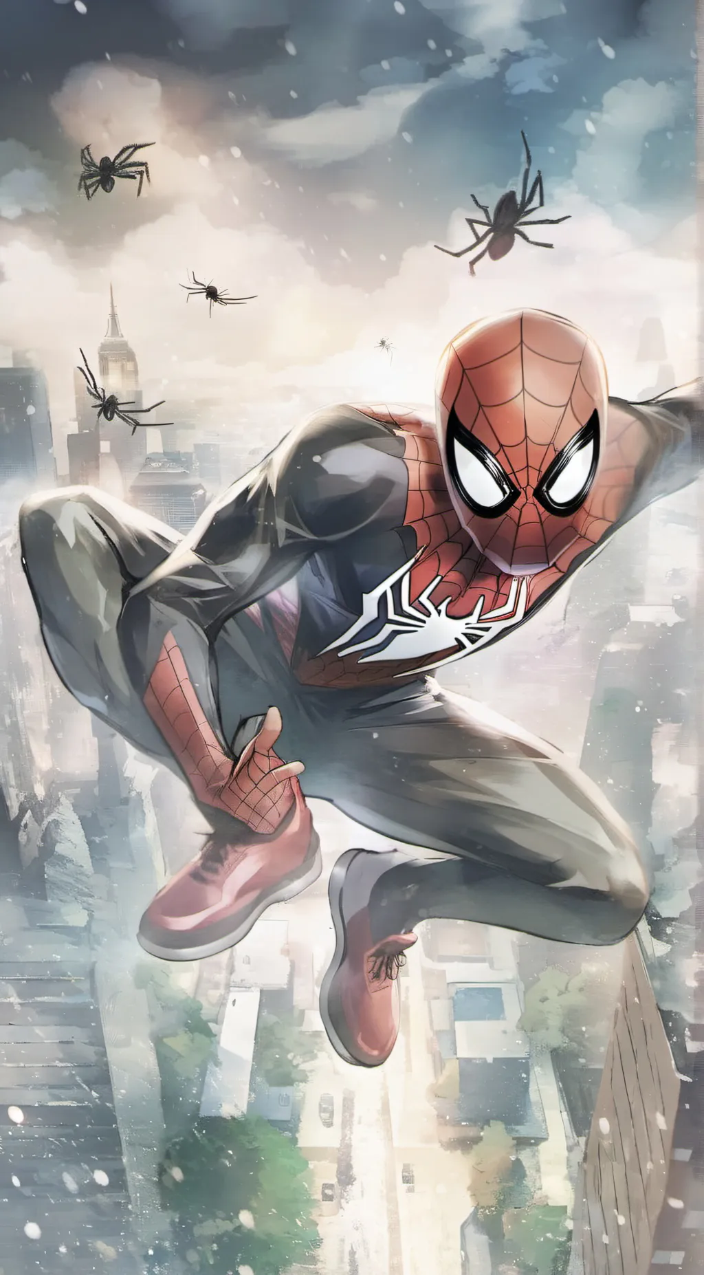 ai character: Miles morales background