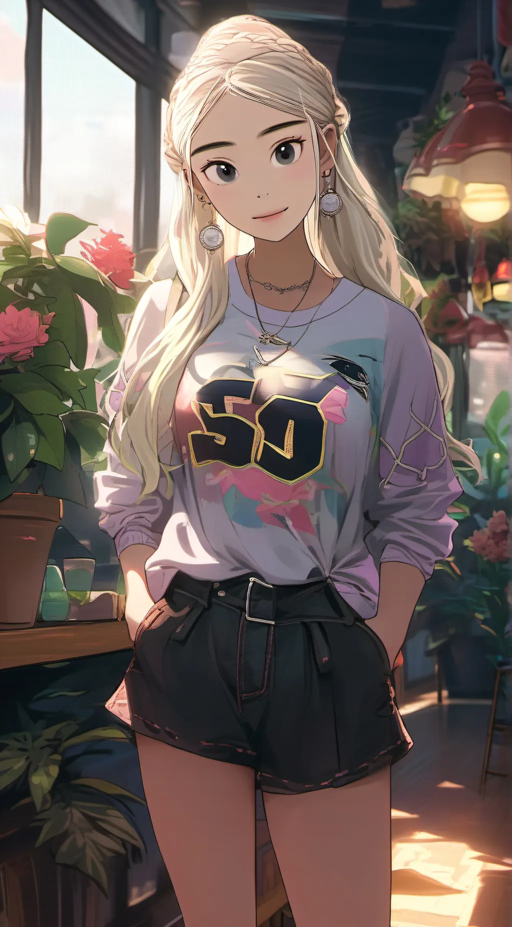 ai character: Emberly  background