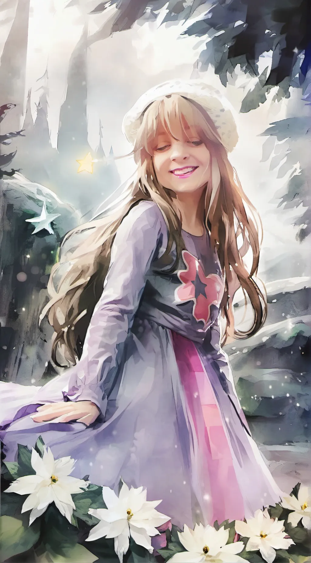 ai character: emma background