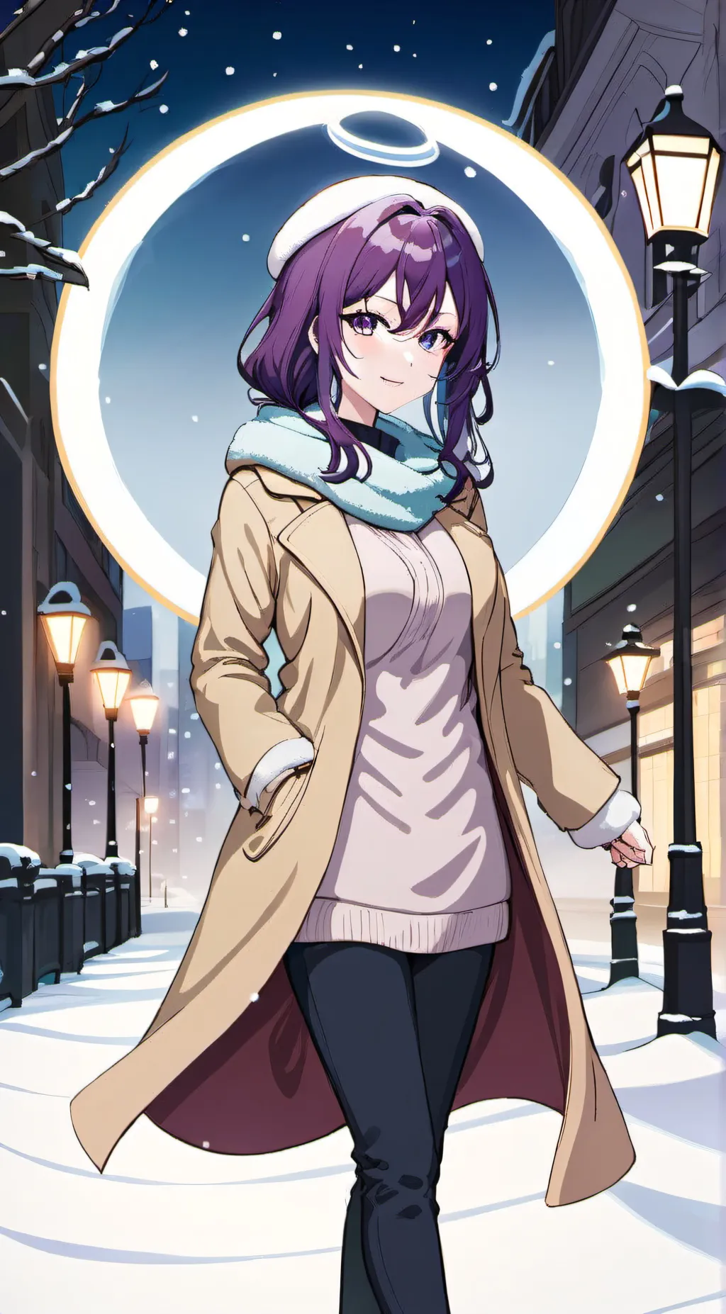 ai character: Luna background