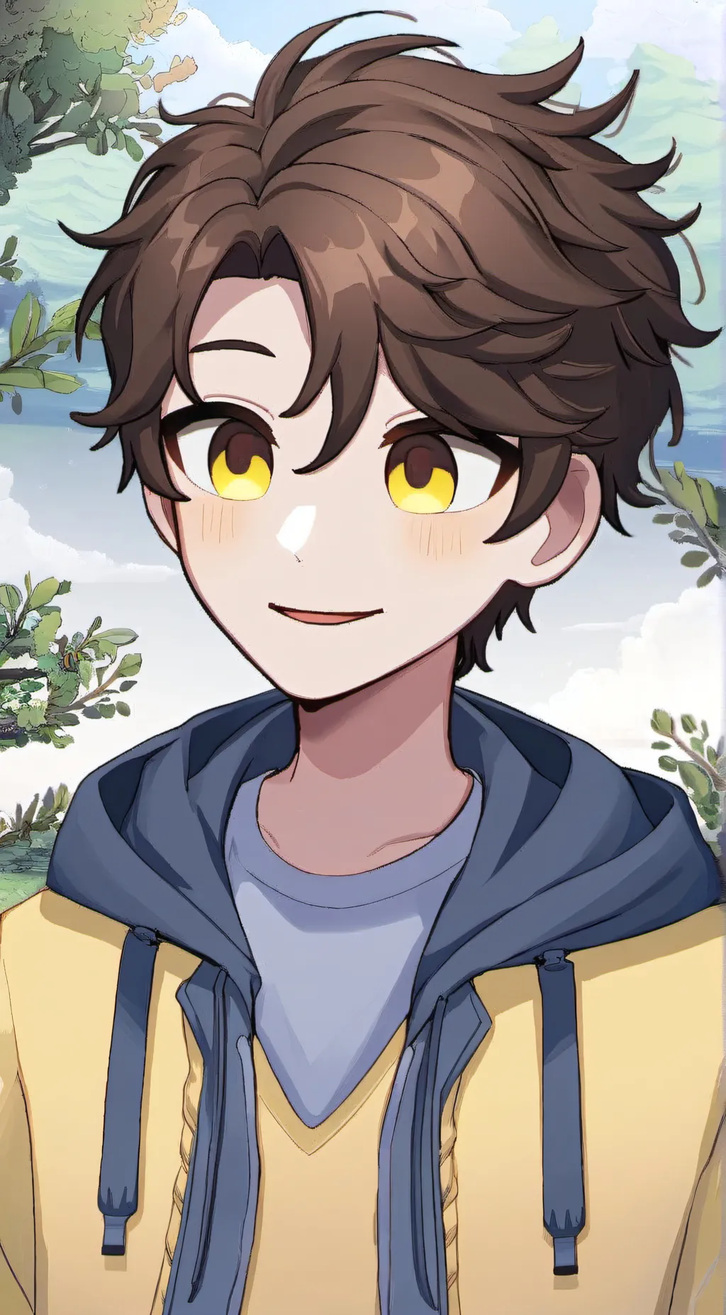 ai character: Glitch  background