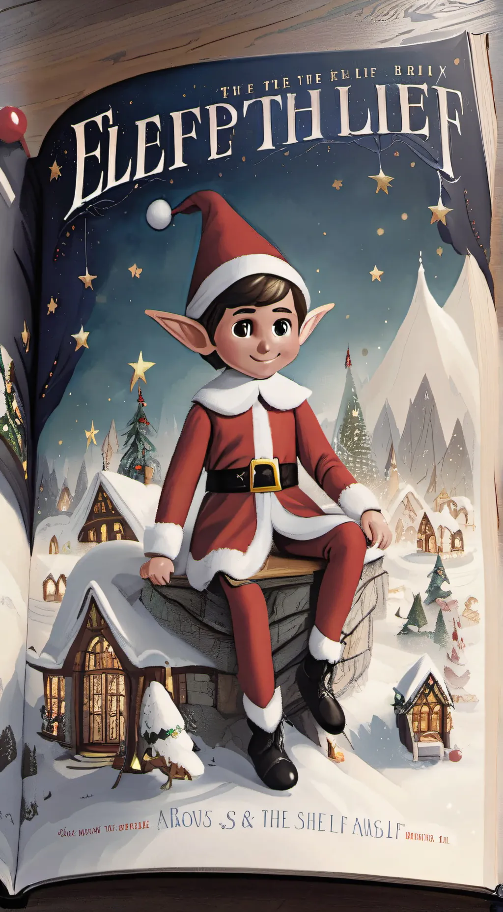 ai character: Elf book background