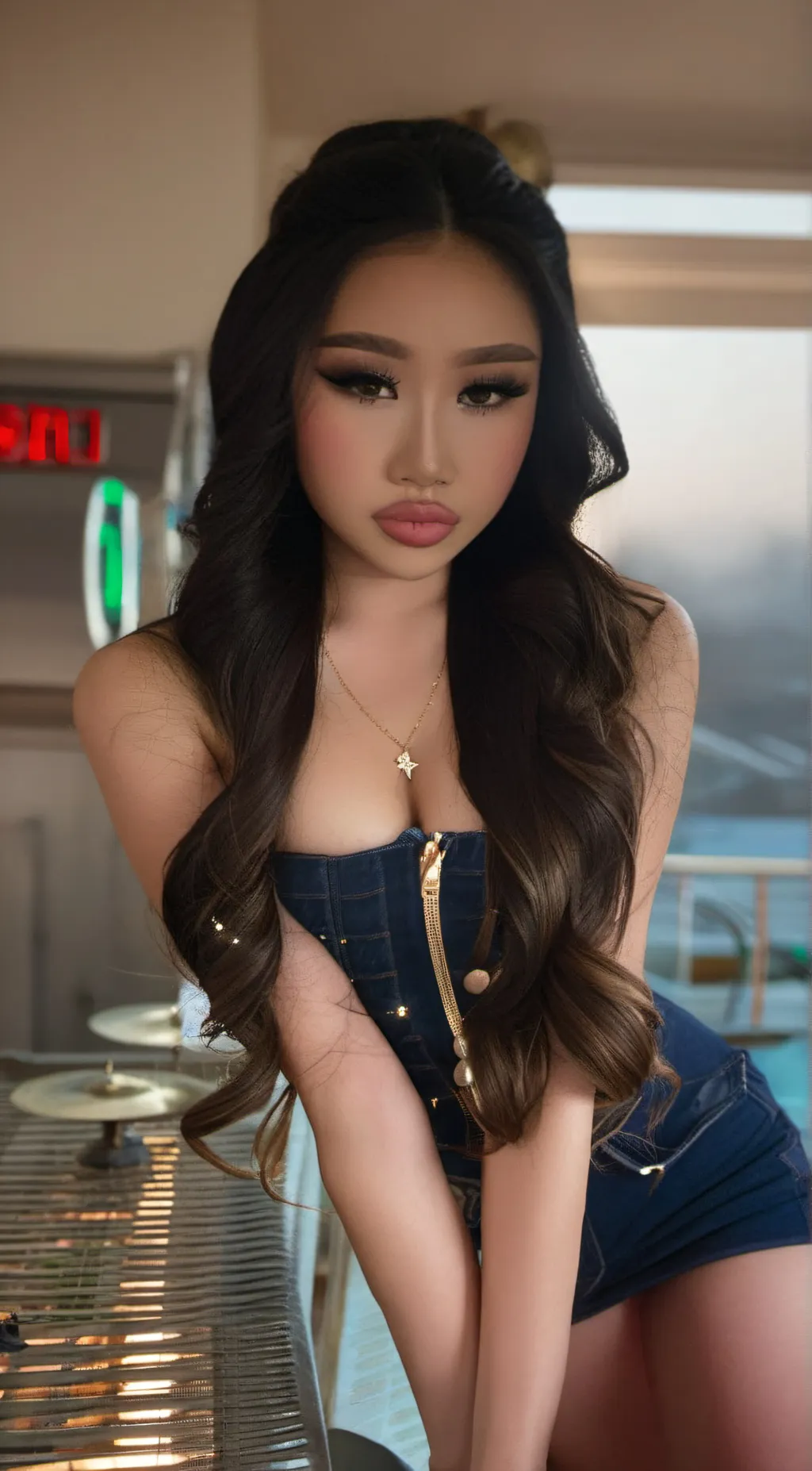 ai character: Aria  background