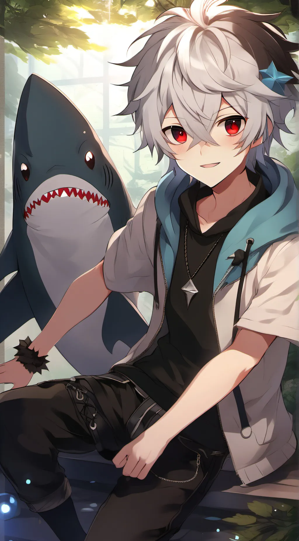 ai character: Luke  background