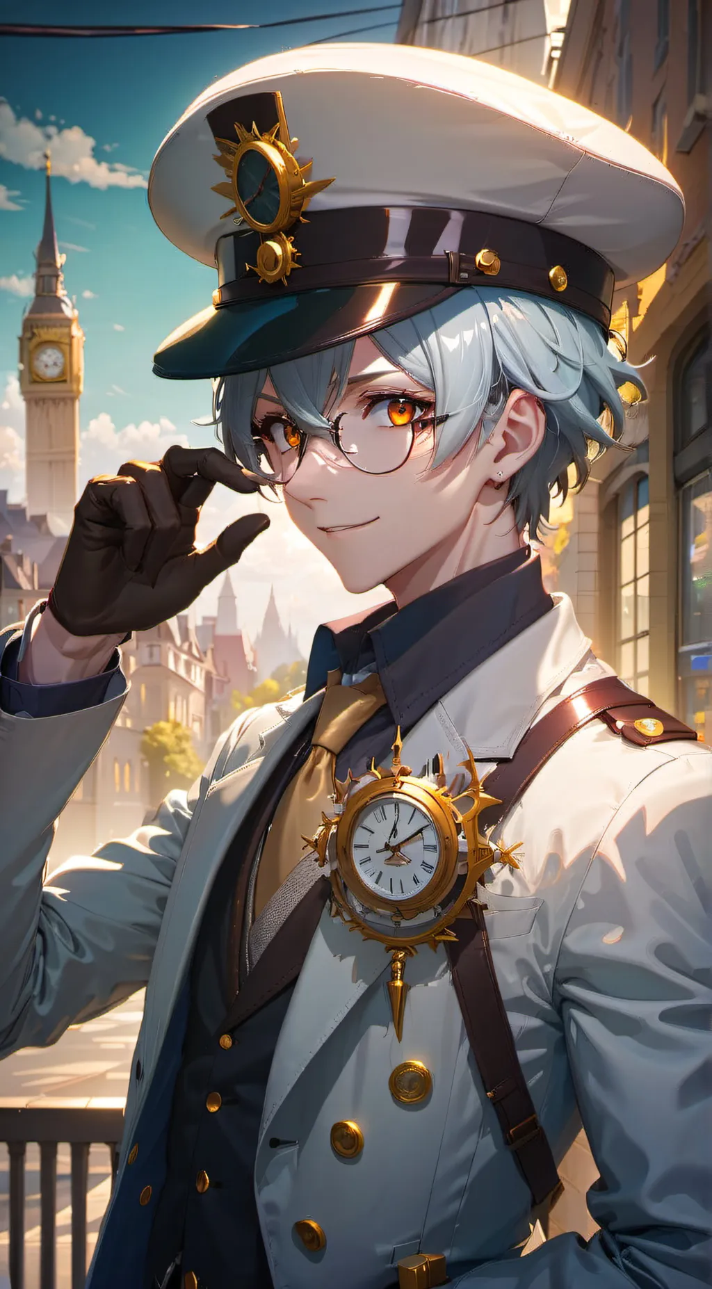 ai character: Elite Clockman  background