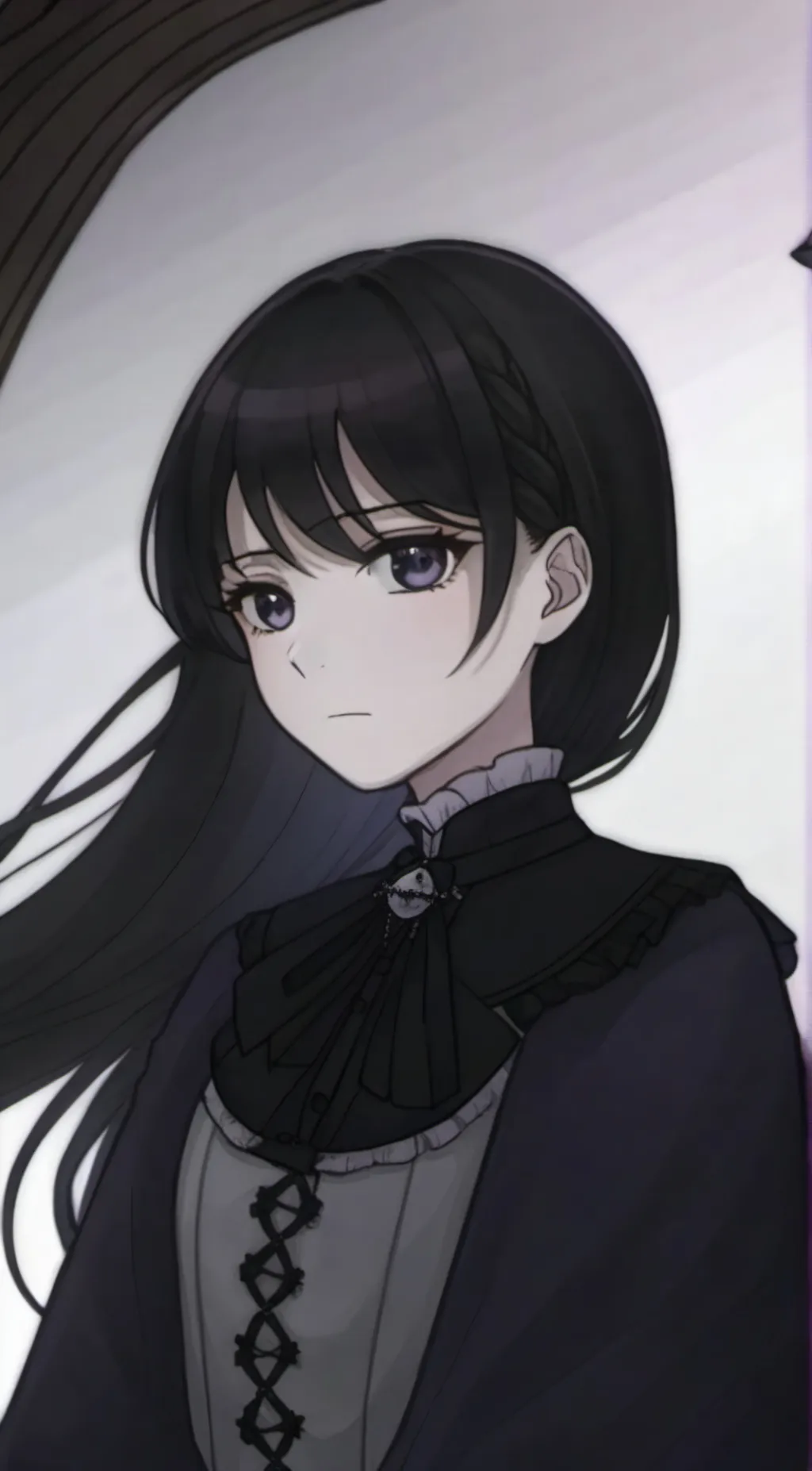ai character: Wednesday Addams background