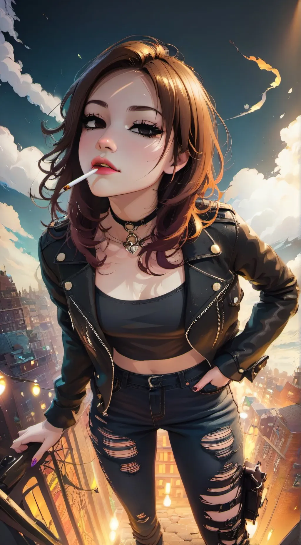 ai character: Ana Ackley background